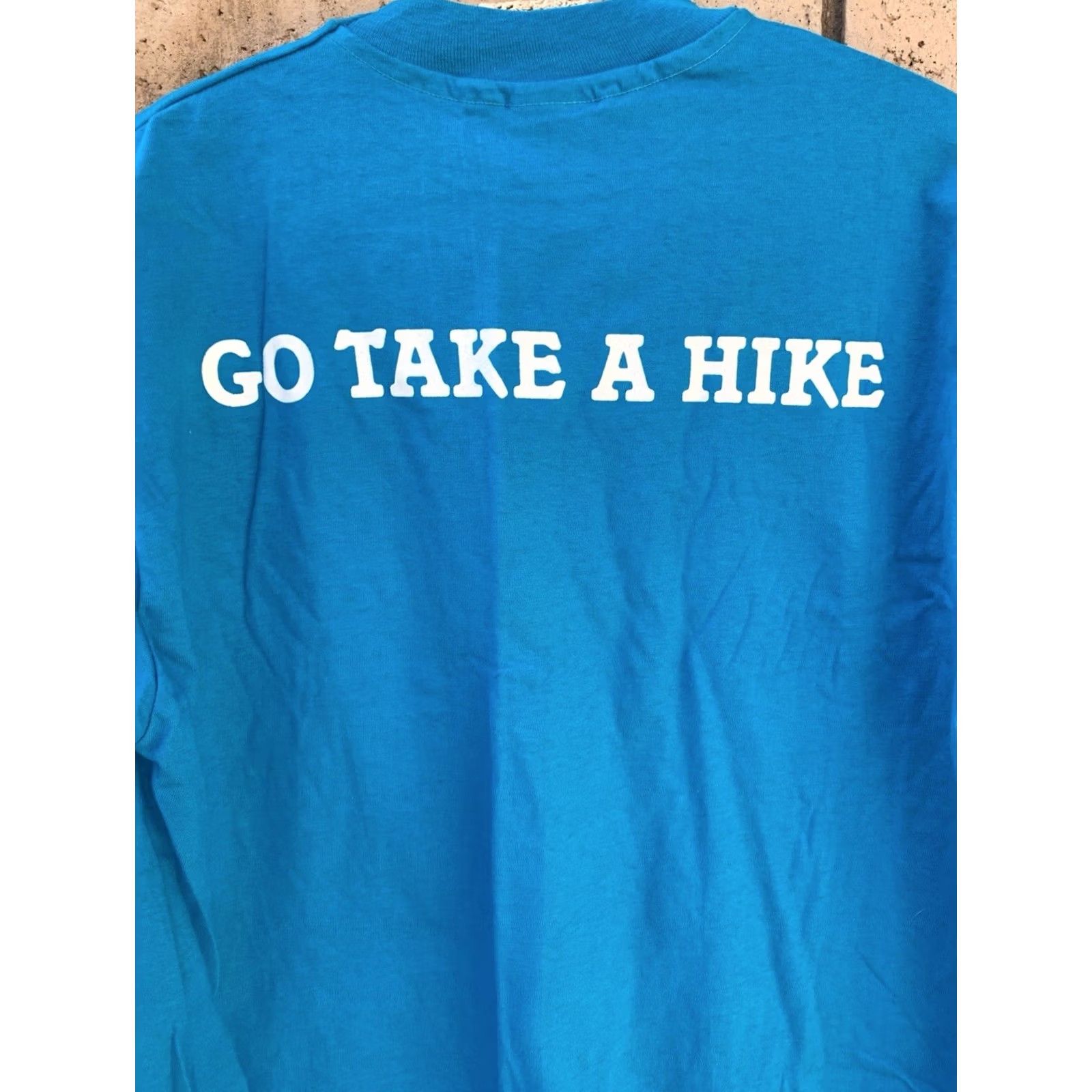 Hanes VINTAGE Hanes Beefy-T T Shirt XL blue 80s 90s California Nature Graphic Print Men XS? Size US XL / EU 56 / 4 - 7 Thumbnail