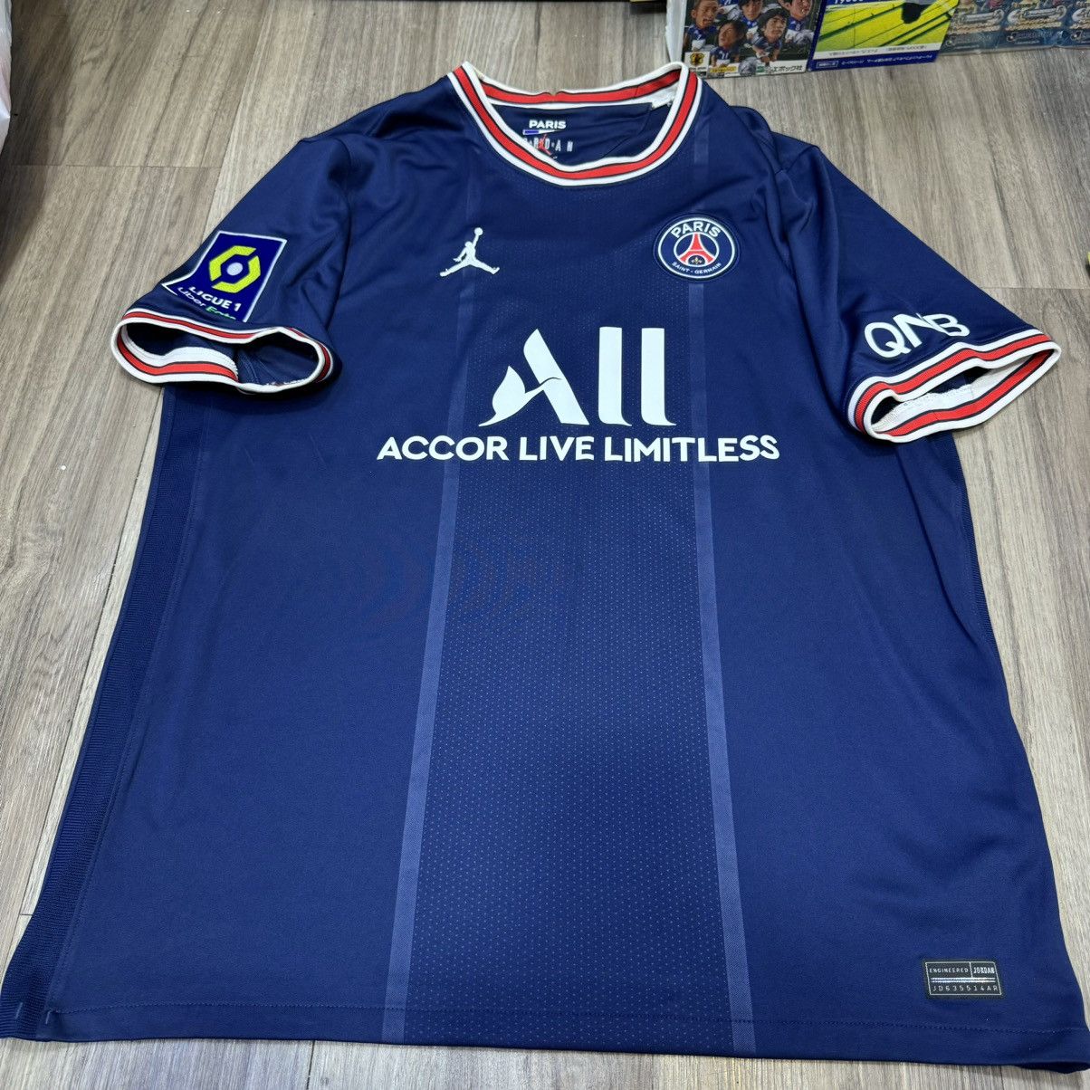 Jordan Brand × Nike PSG 21/22 home shirt #30 Messi | Grailed