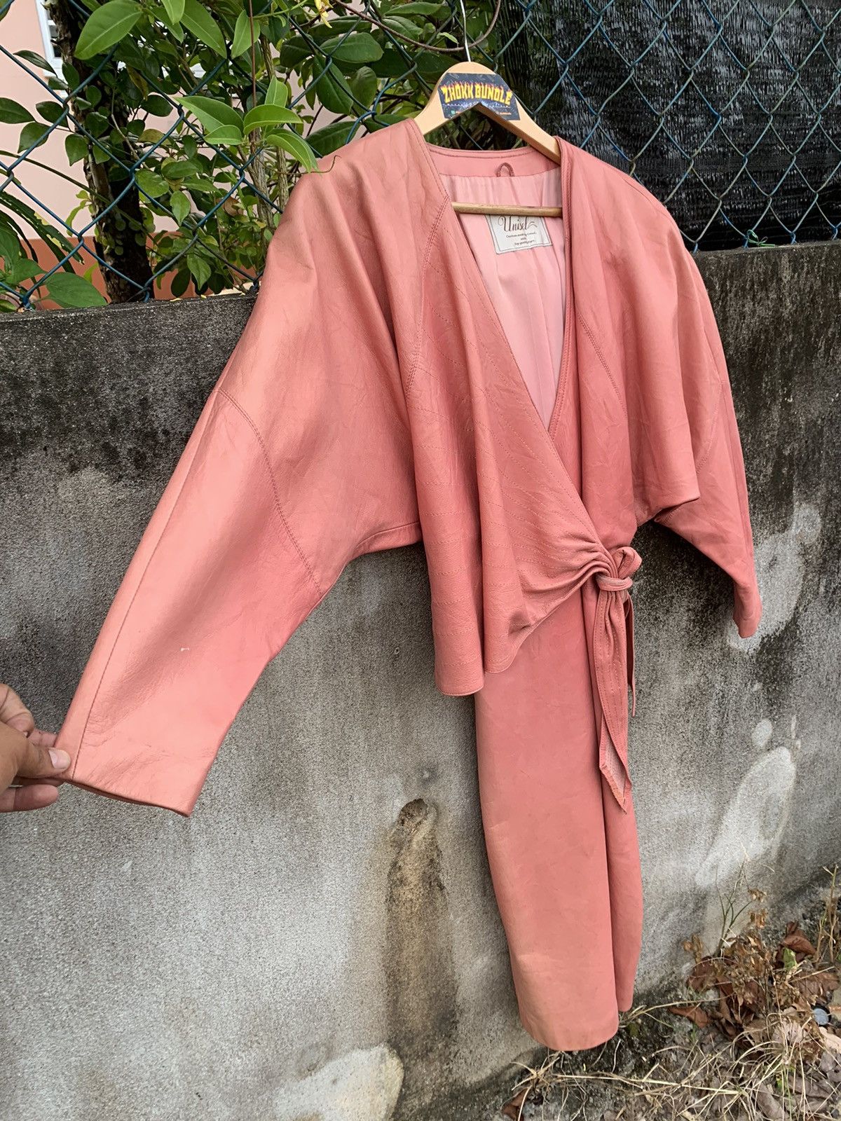 Japanese Brand × Vintage Vintage Genuine Leather Dress Size M / US 6-8 / IT 42-44 - 4 Thumbnail