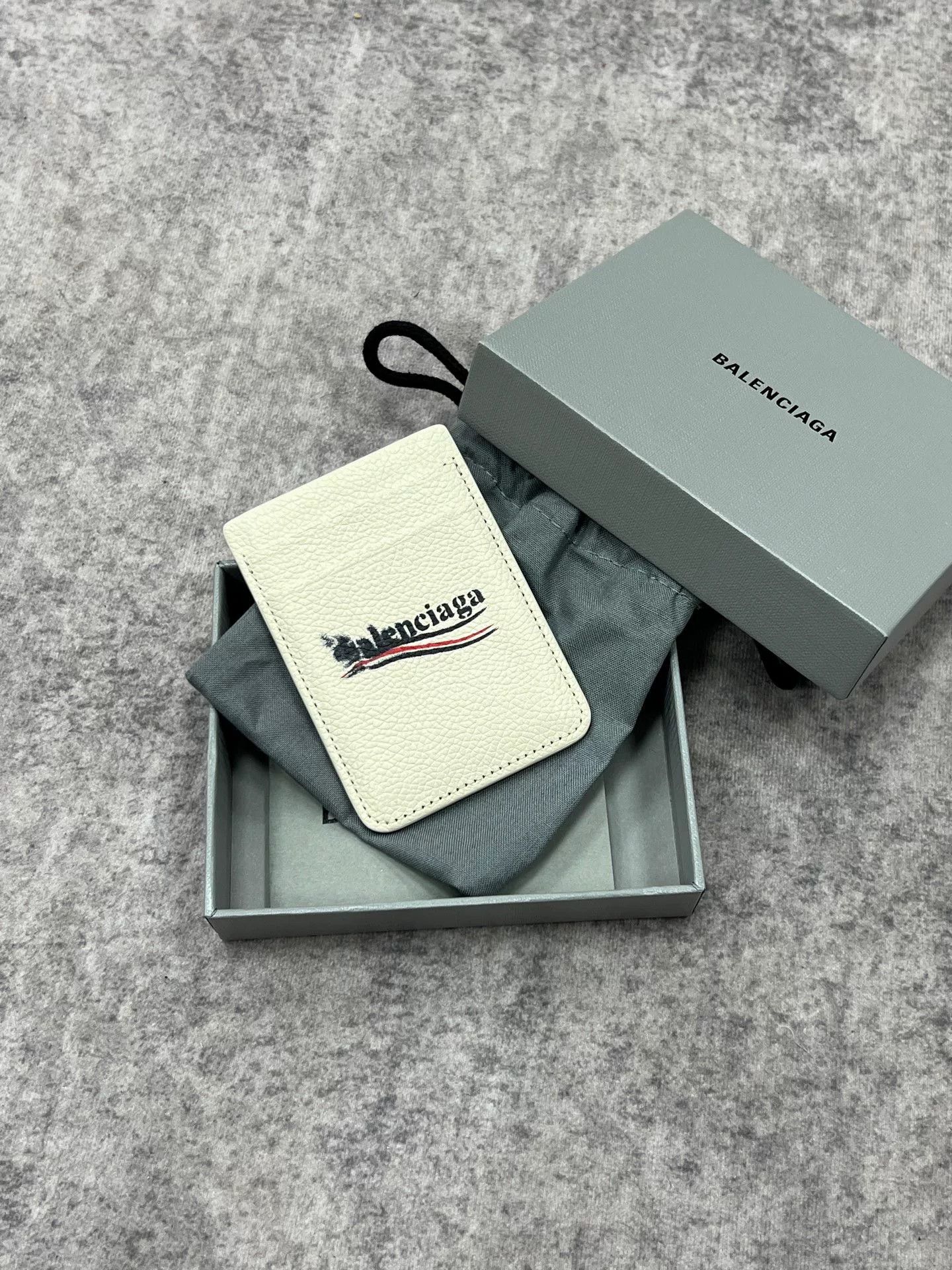 Balenciaga balenciaga blurred logo card holder Size ONE SIZE - 1 Thumbnail