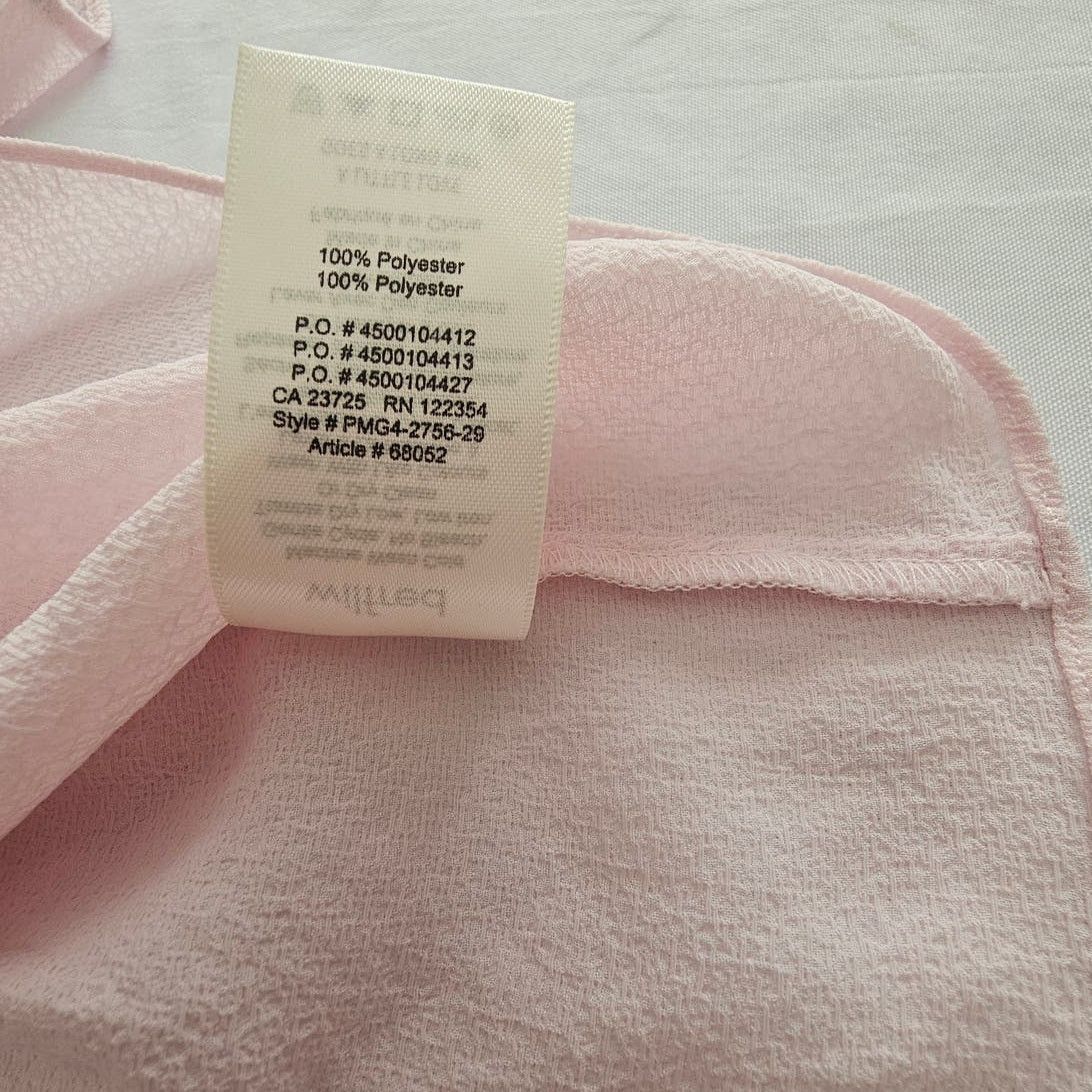 Aritzia EUC Wilfred Aritzia Light Pink S/S Macee Peplum Blouse XXS Size XXS / US 00 / IT 34 - 10 Thumbnail