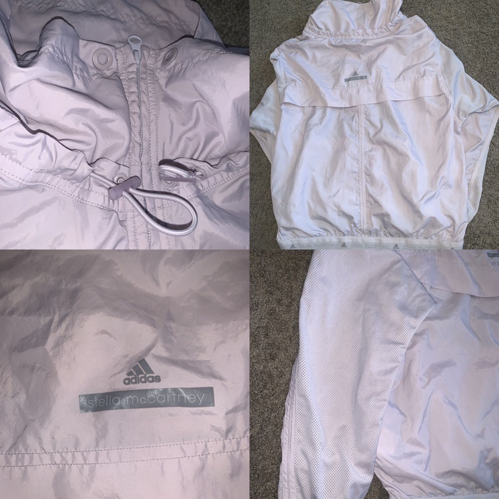 Adidas by Stella McCartney Run Blossom Jacket Women L Multicolor Windbreaker