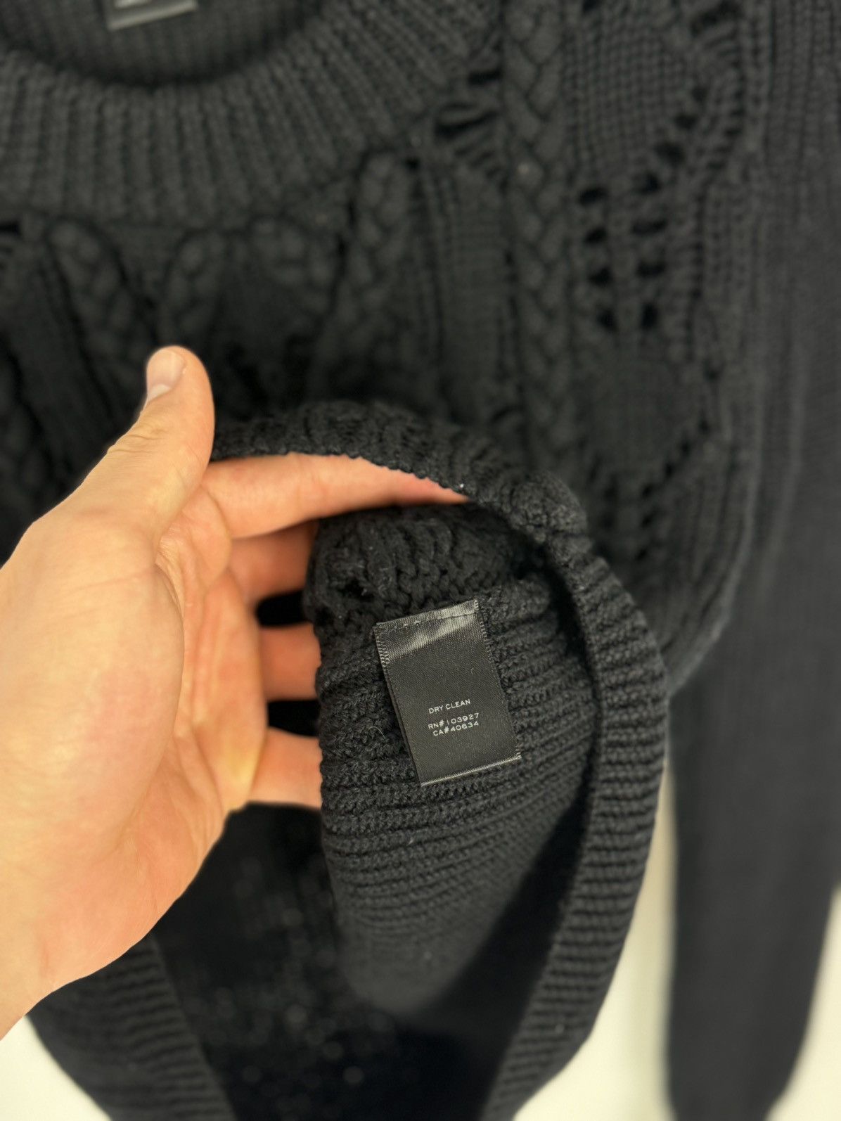 Marc by Marc Jacobs Marc by Marc Jacobs Cable Knit Wool Sweater Size XS / US 0-2 / IT 36-38 - 7 Thumbnail