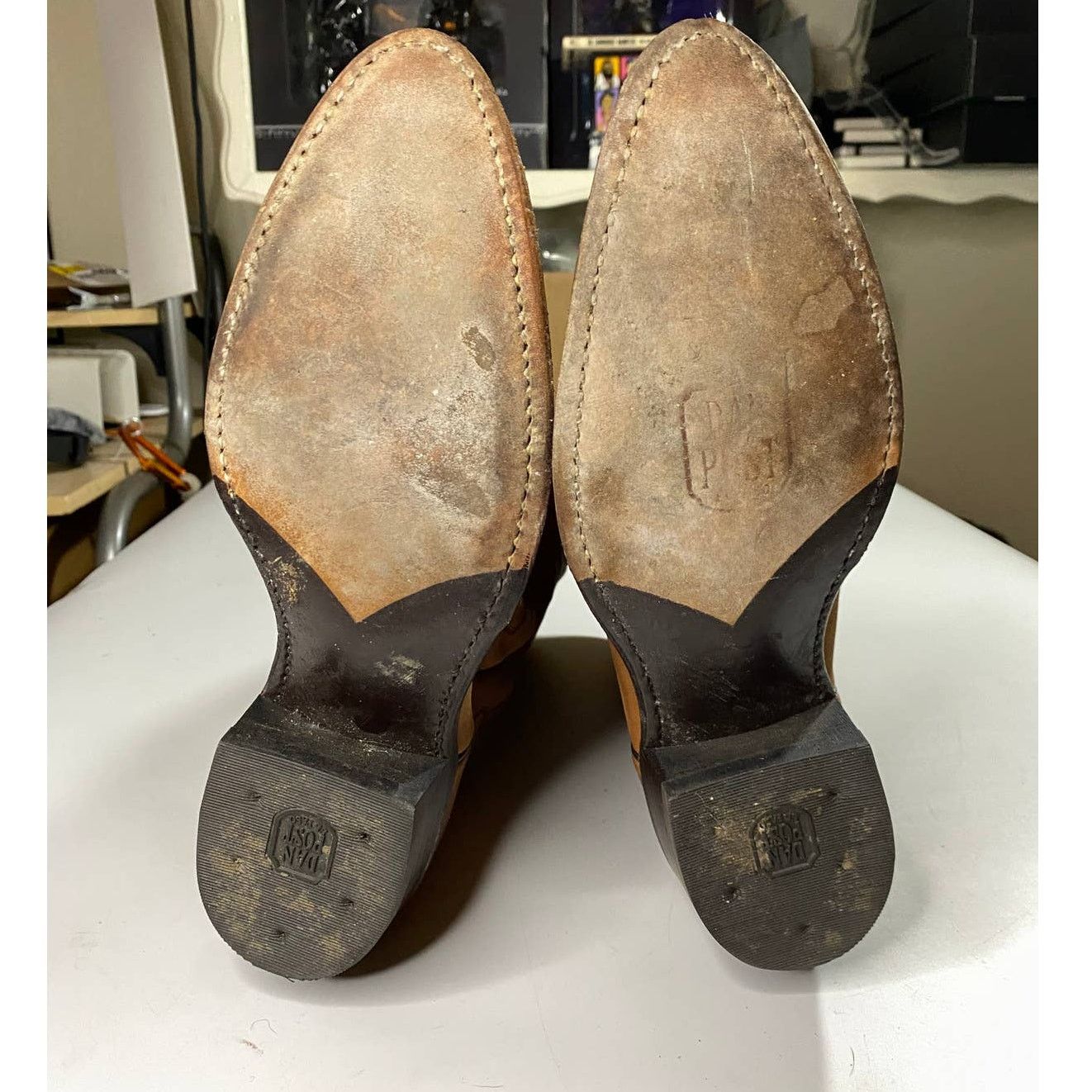 Cowboy Equipment × Dan Post Dan Post Marlboro Leather Western Boots Men's 7.5D Size US 7.5 / EU 40-41 - 6 Thumbnail