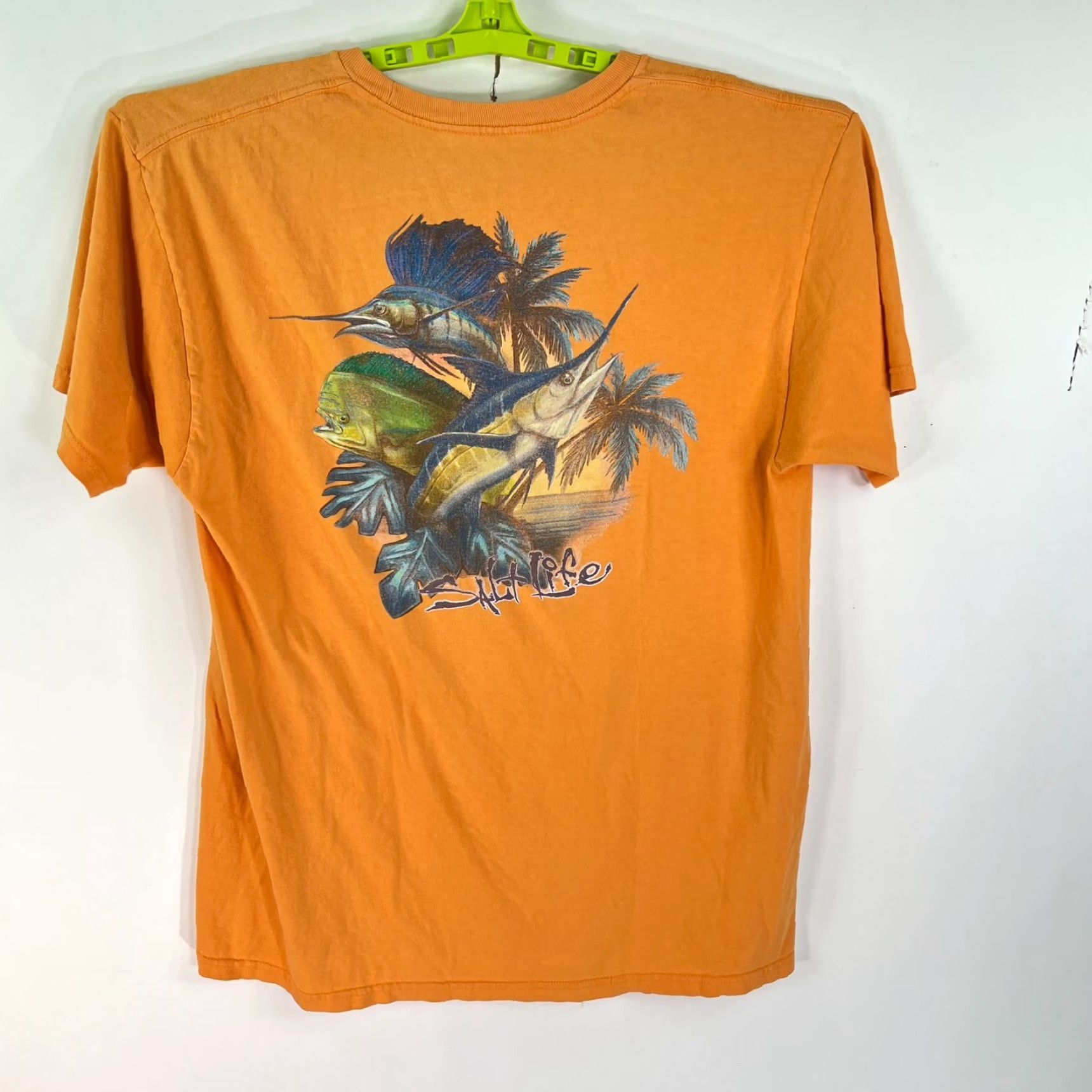 Vintage Salt Life Mens T-Shirt Shirt Orange Pocket Graphic Tee Salt Life Fishing Shirt Mens Size L Orange Pocket Graphic Tee Size US L / EU 52-54 / 3 - 4 Thumbnail