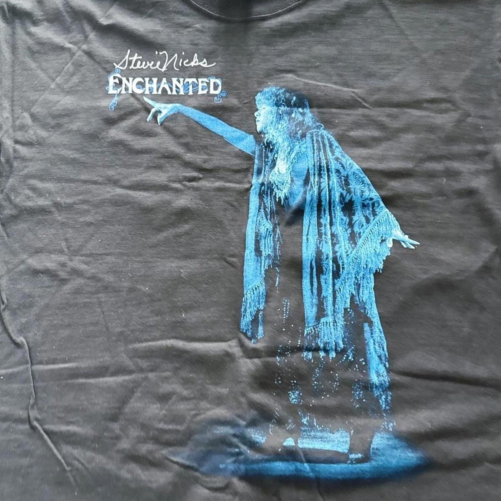 Other Vintage 1998 Stevie Nicks Enchanted Tour Black Shirt Size US L / EU 52-54 / 3 - 2 Thumbnail