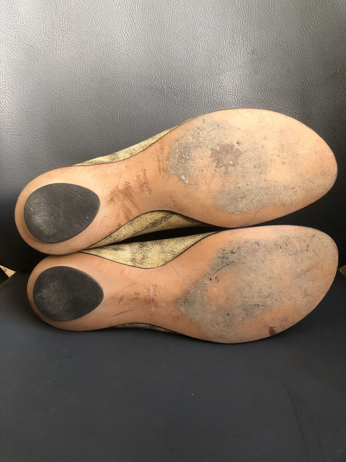 CYDWOQ Cywoq Beige Calfskin Leather Women’s Sandals Sz 41 Made in 🇺🇸 Size US 7.5 / IT 37.5 - 13 Thumbnail