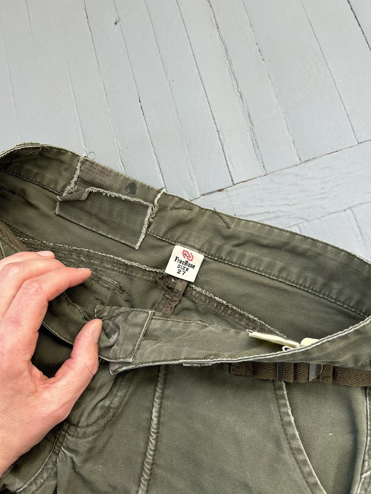 Japanese Brand × Vintage Vintage cargo pants Size 27" / US 4 / IT 40 - 4 Thumbnail