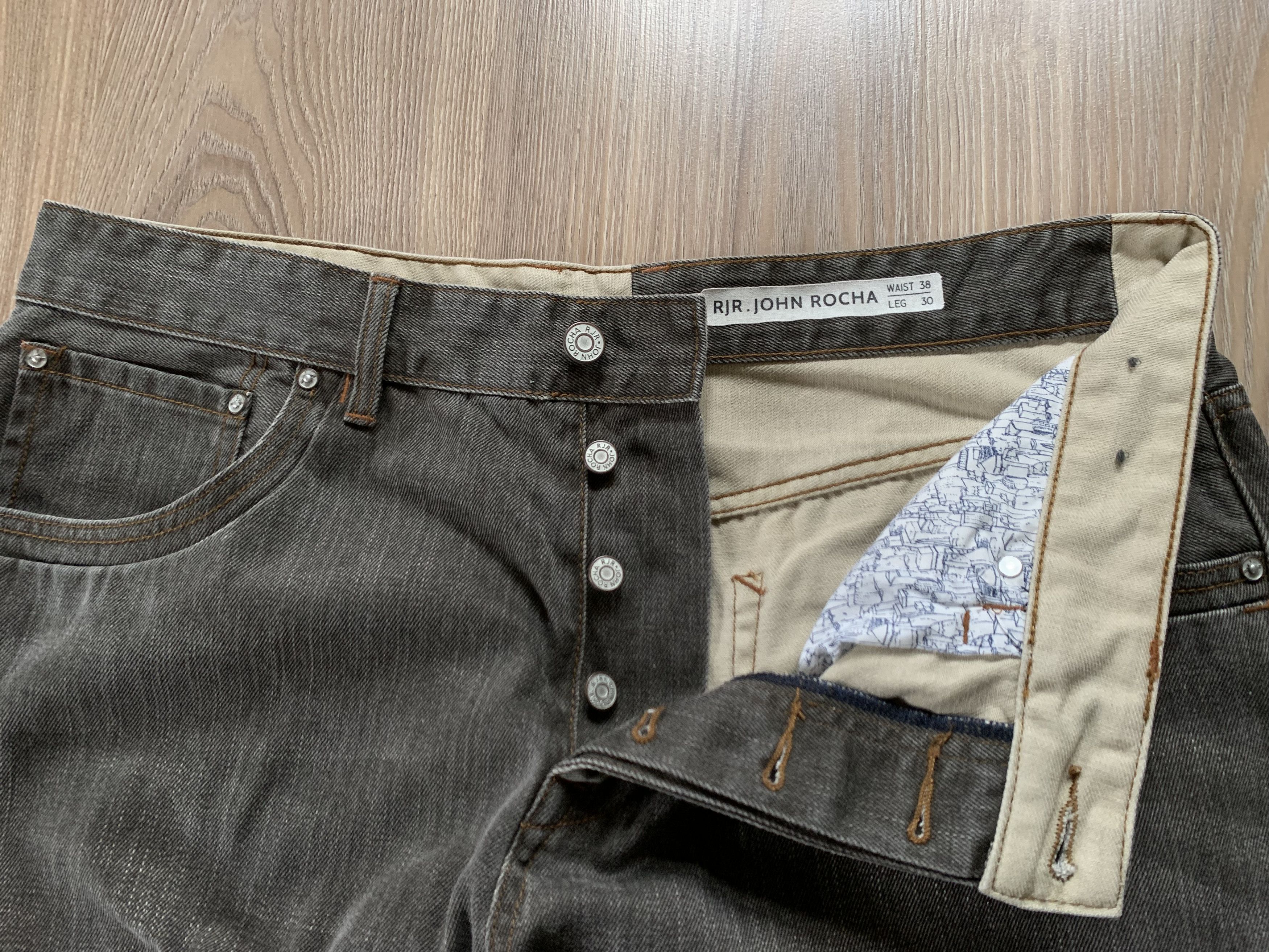 Other John Rocha Grey Jeans Size US 38 / EU 54 - 5 Thumbnail