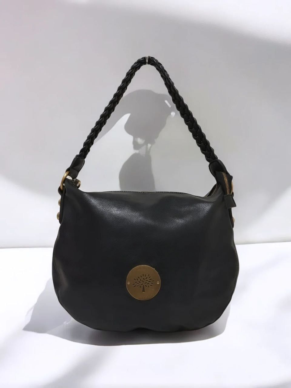 Mulberry Mulberry Daria Soft Leather Black Hobo Bag Size ONE SIZE - 1 Thumbnail