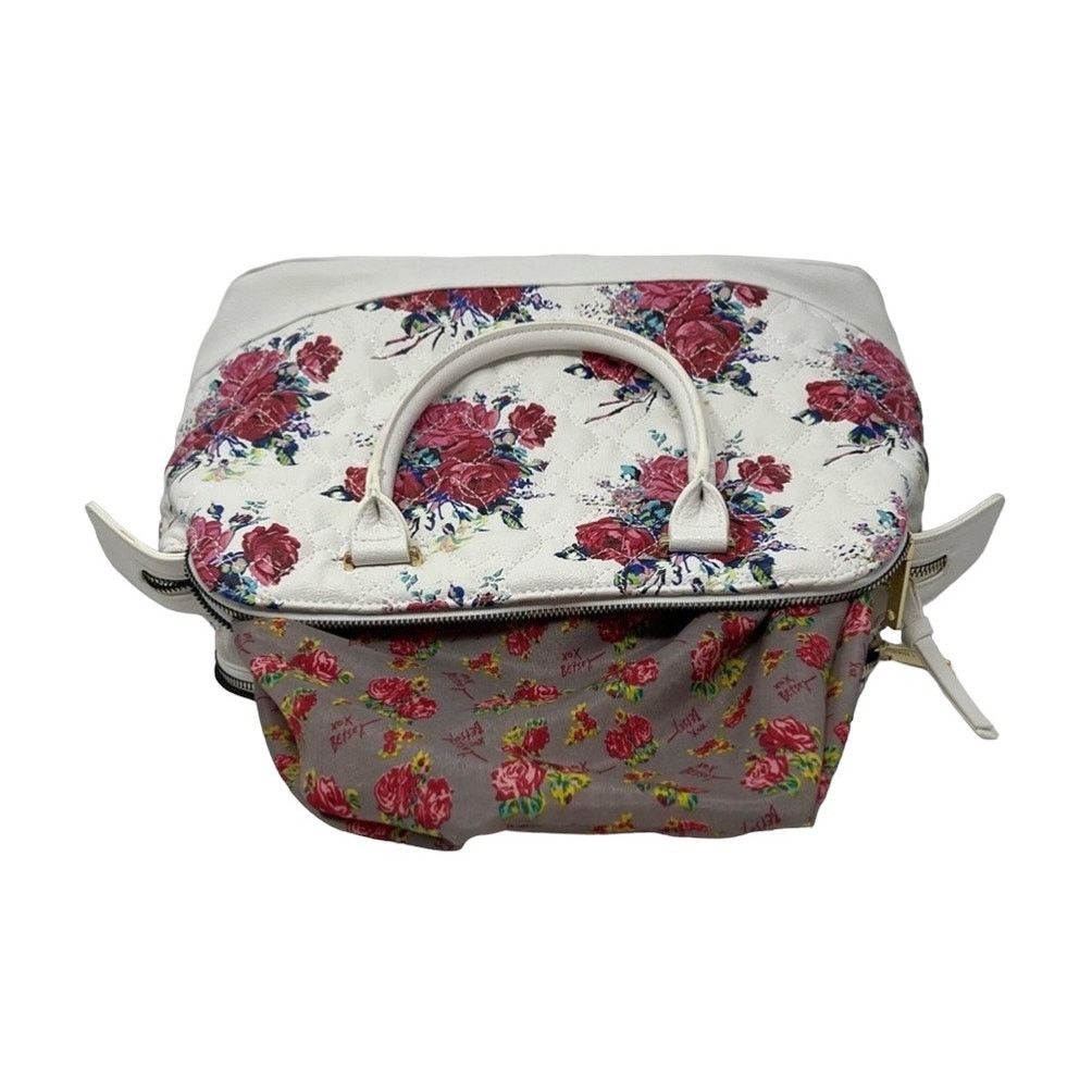 Betsey Johnson BETSEY JOHNSON- Floral Satchel With Crossbody Strap Size ONE SIZE - 2 Thumbnail