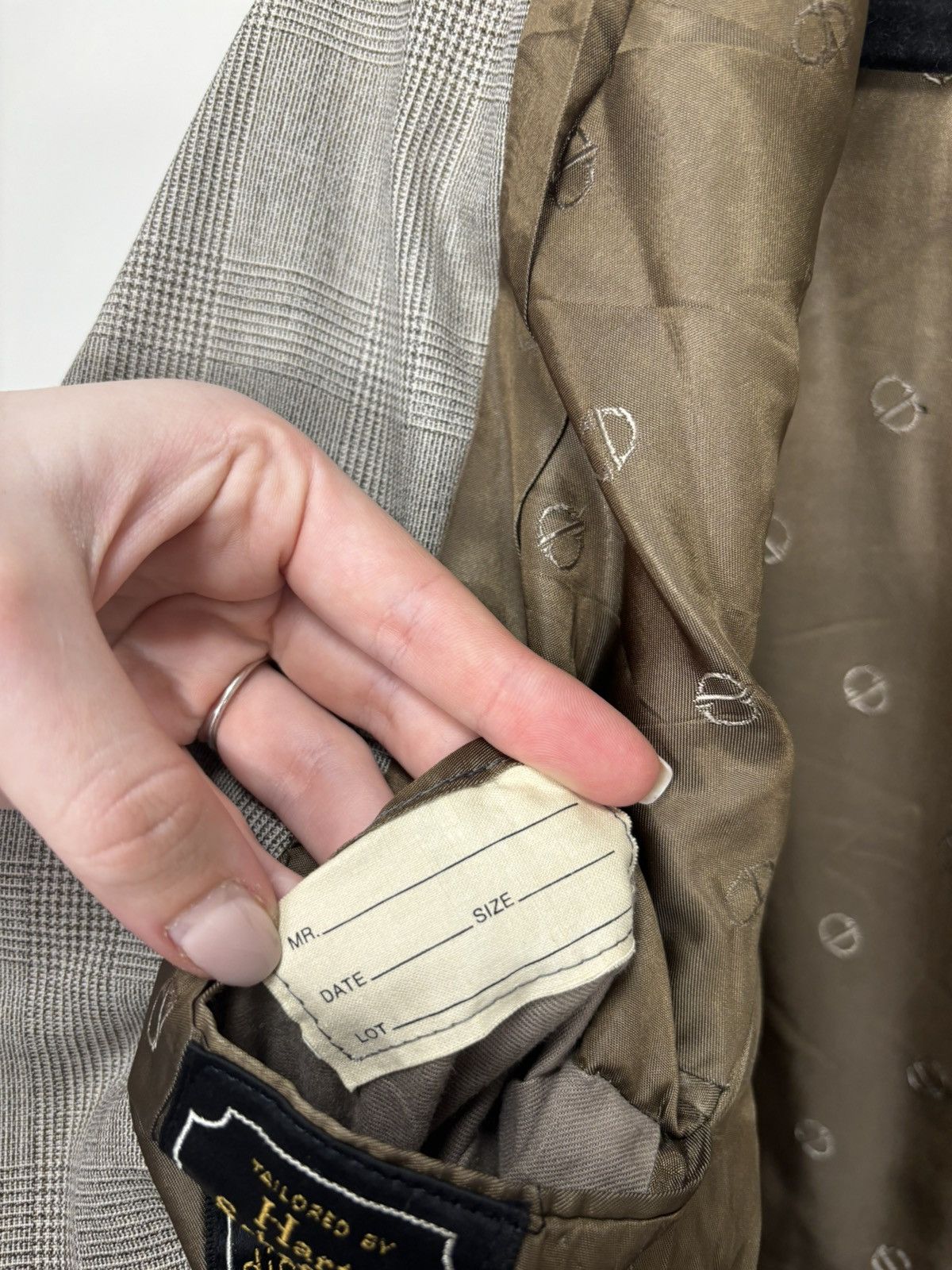 Christian Dior Monsieur Vintage Christian Dior 2-Button Checkered Wool Blazer Jacket Size 48R - 19 Thumbnail