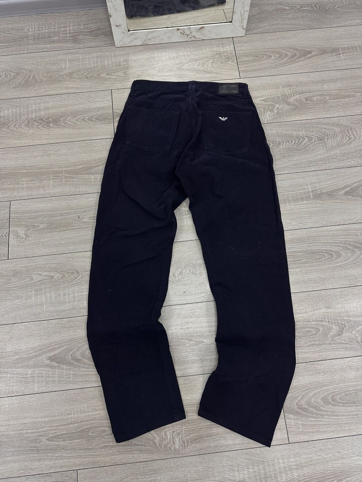 Armani Armani Vintage Velvet Corduroy Blue Pants Size US 34 / EU 50 - 1 Thumbnail