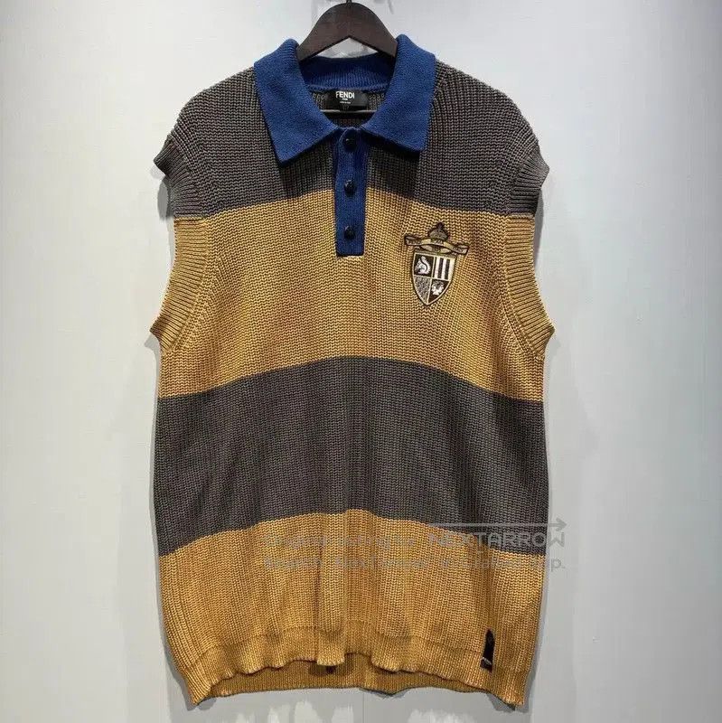 Fendi Fendi Men's Sleeveless Colorful Polo Shirt . Size US XXL / EU 58 / 5 - 1 Thumbnail