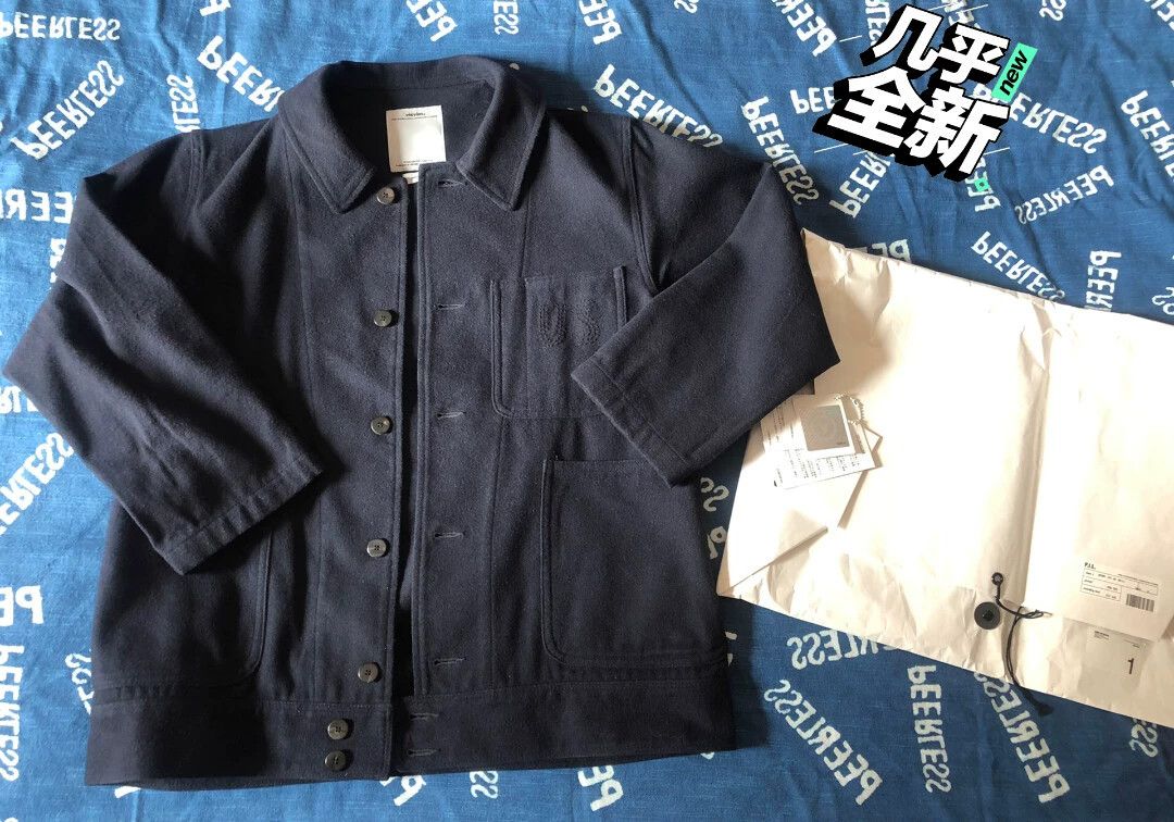 Visvim Visvim 17SS Benny Jkt US（W/L）size1 Navy Benny Jacket Size US S / EU 44-46 / 1 - 1 Thumbnail