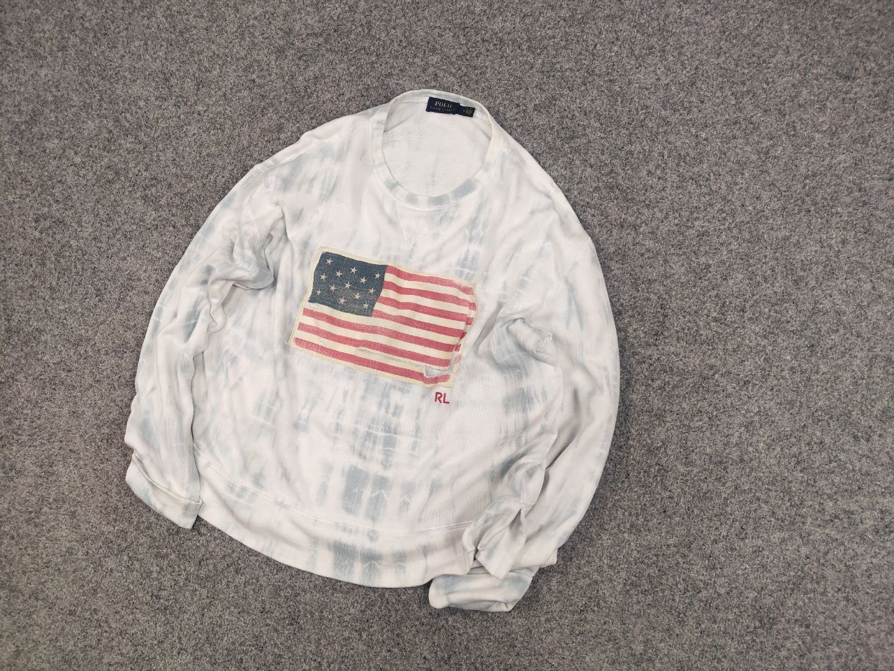 Polo Ralph Lauren Polo Ralph Lauren american flag Logo Sweatshirt Vtg Style Size M / US 6-8 / IT 42-44 - 3 Thumbnail