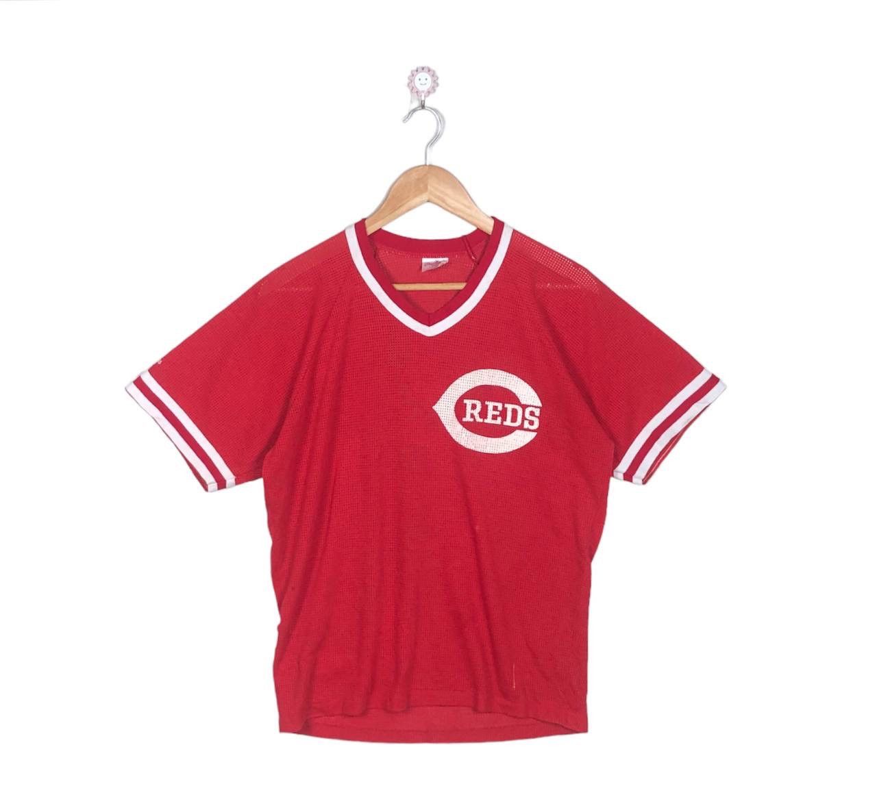 Vintage Vintage 90s Cincinnati Reds MLB Baseball Kit Jersey Size US L / EU 52-54 / 3 - 1 Thumbnail