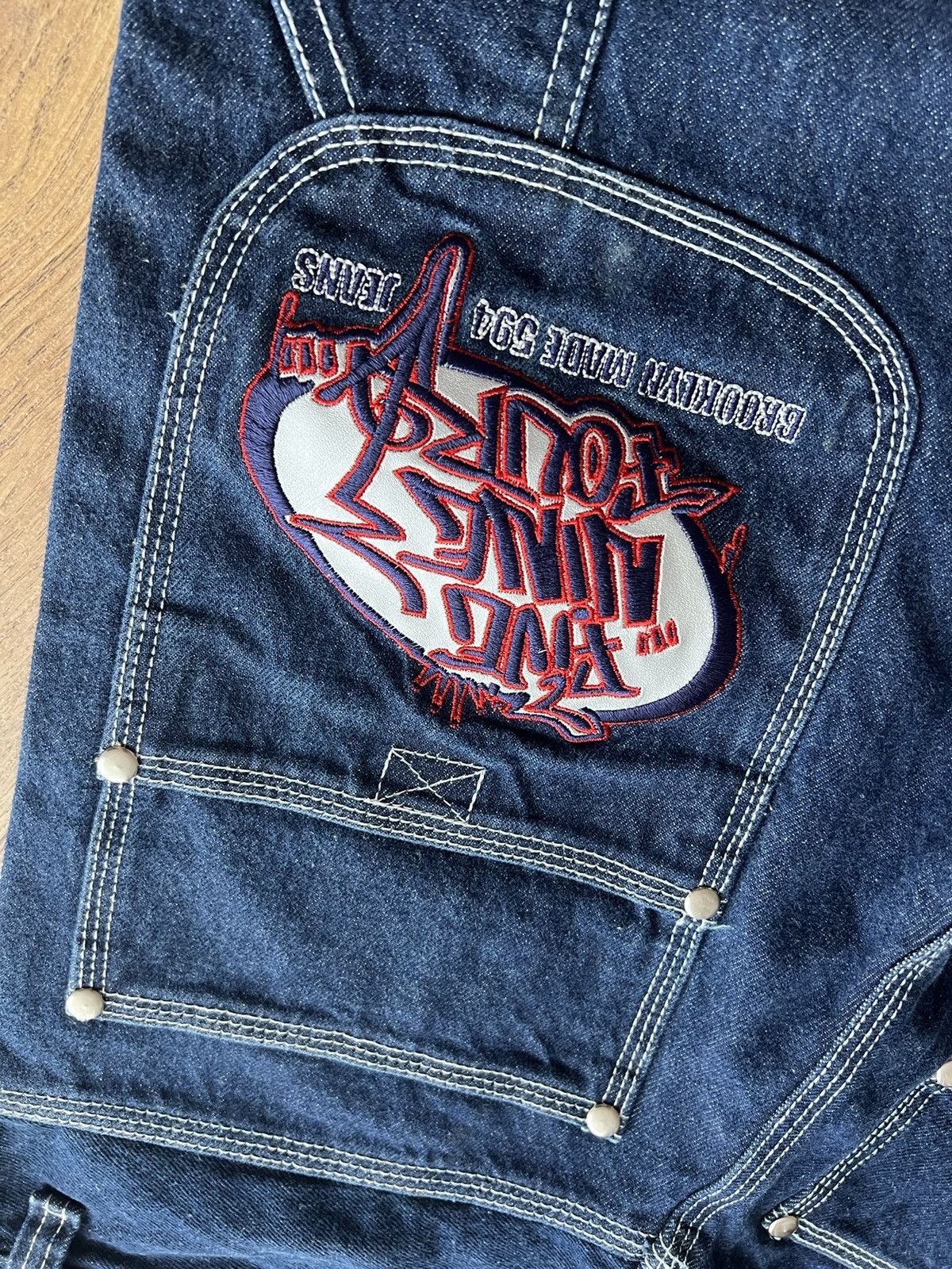 Japanese Brand 🔥Printed multipocket denim y2k style evisu , wutang ,eminem Size US 28 / EU 44 - 8 Thumbnail