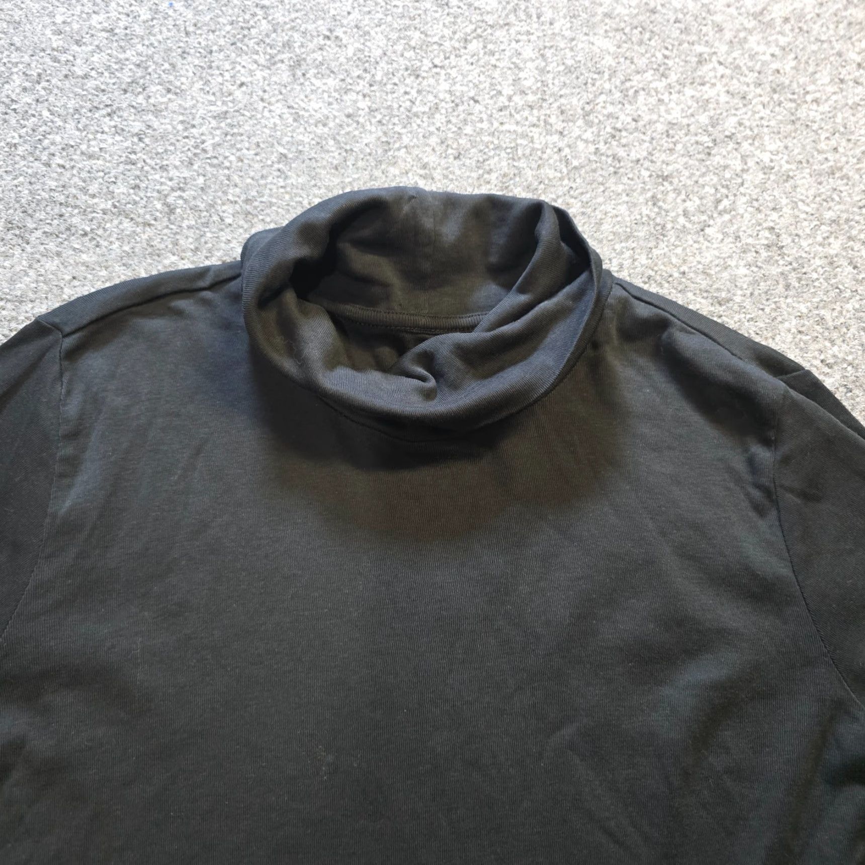 J. Jill J. Jill Top Womens M Petite Gray Side Vent Turtleneck Tunic Pima Casual Shirt Blouse Size M / US 6-8 / IT 42-44 - 2 Thumbnail