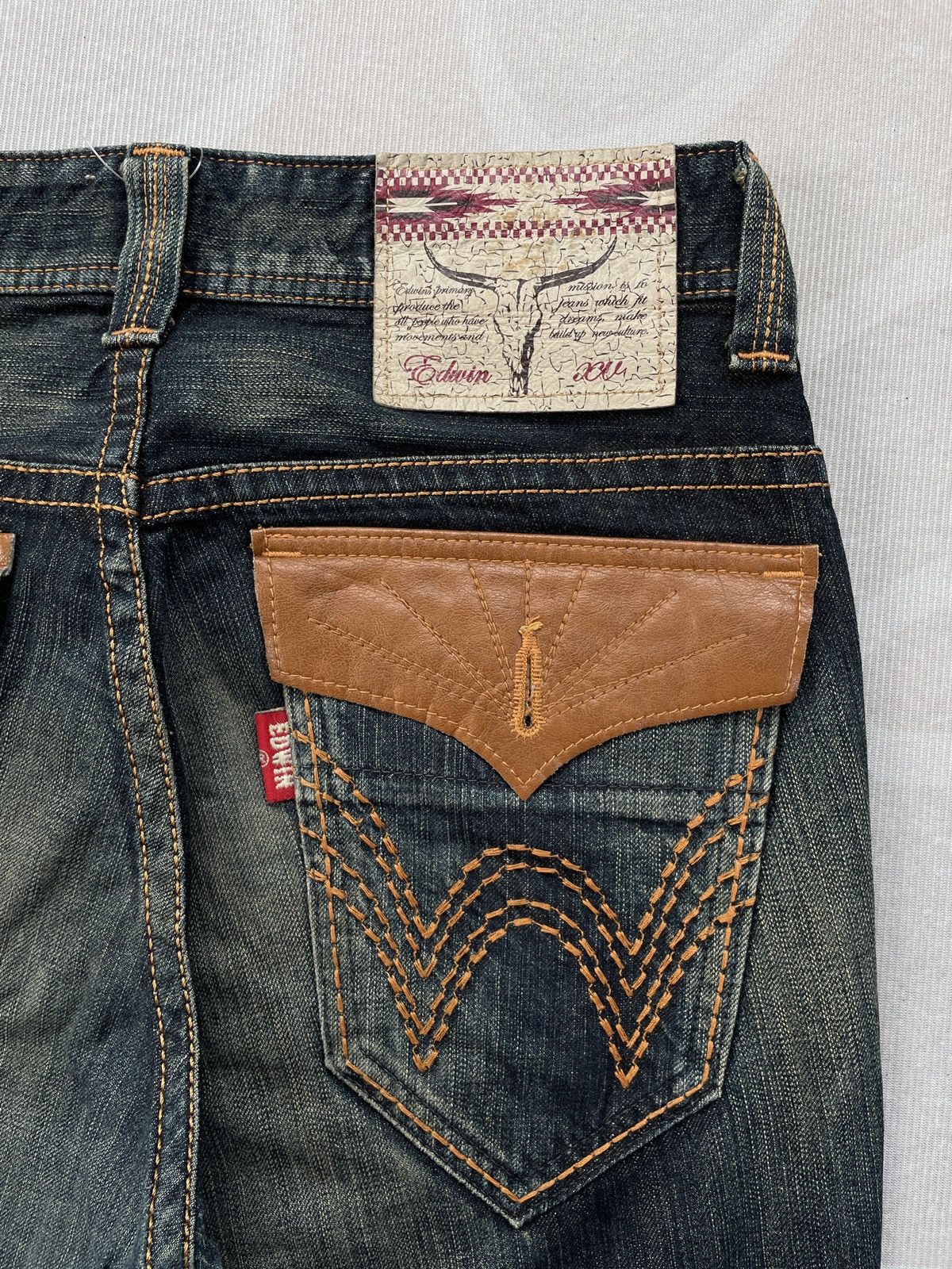 Edwin × Japanese Brand Edwin 431 XVS Jeans (LG158) Size US 30 / EU 46 - 9 Thumbnail