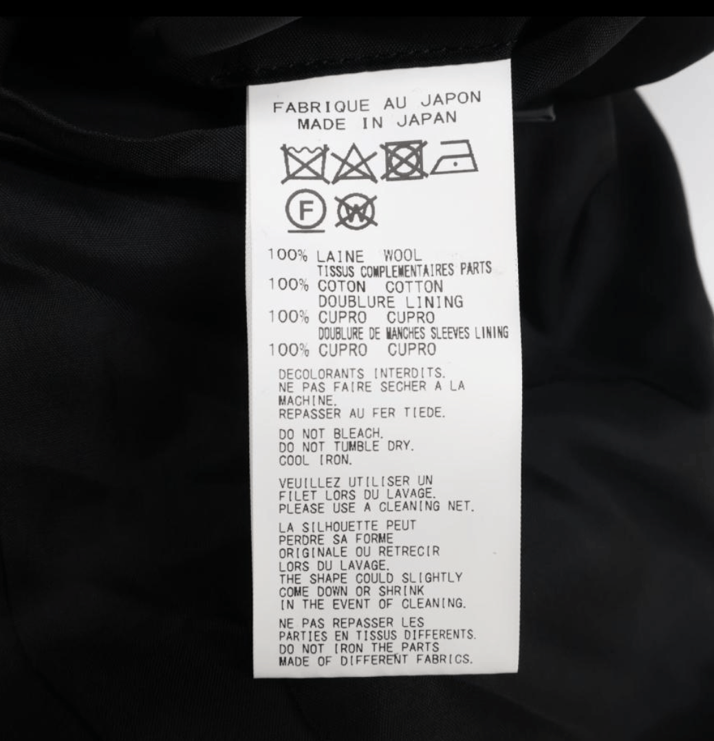 Yohji Yamamoto Yohji Yamamoto Homme - 22AW WOOL FLANNEL Napoleon Jacket Size US S / EU 44-46 / 1 - 10 Thumbnail