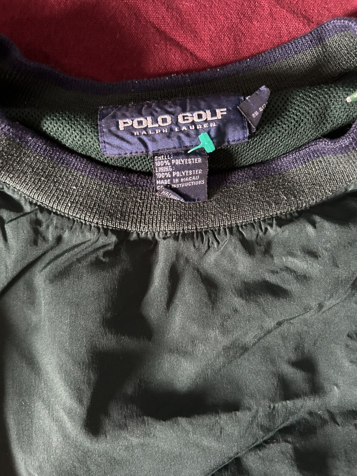 Polo Ralph Lauren Vintage Polo Ralph Lauren Green Golf Pullover Windbreaker Size US XXL / EU 58 / 5 - 2 Thumbnail