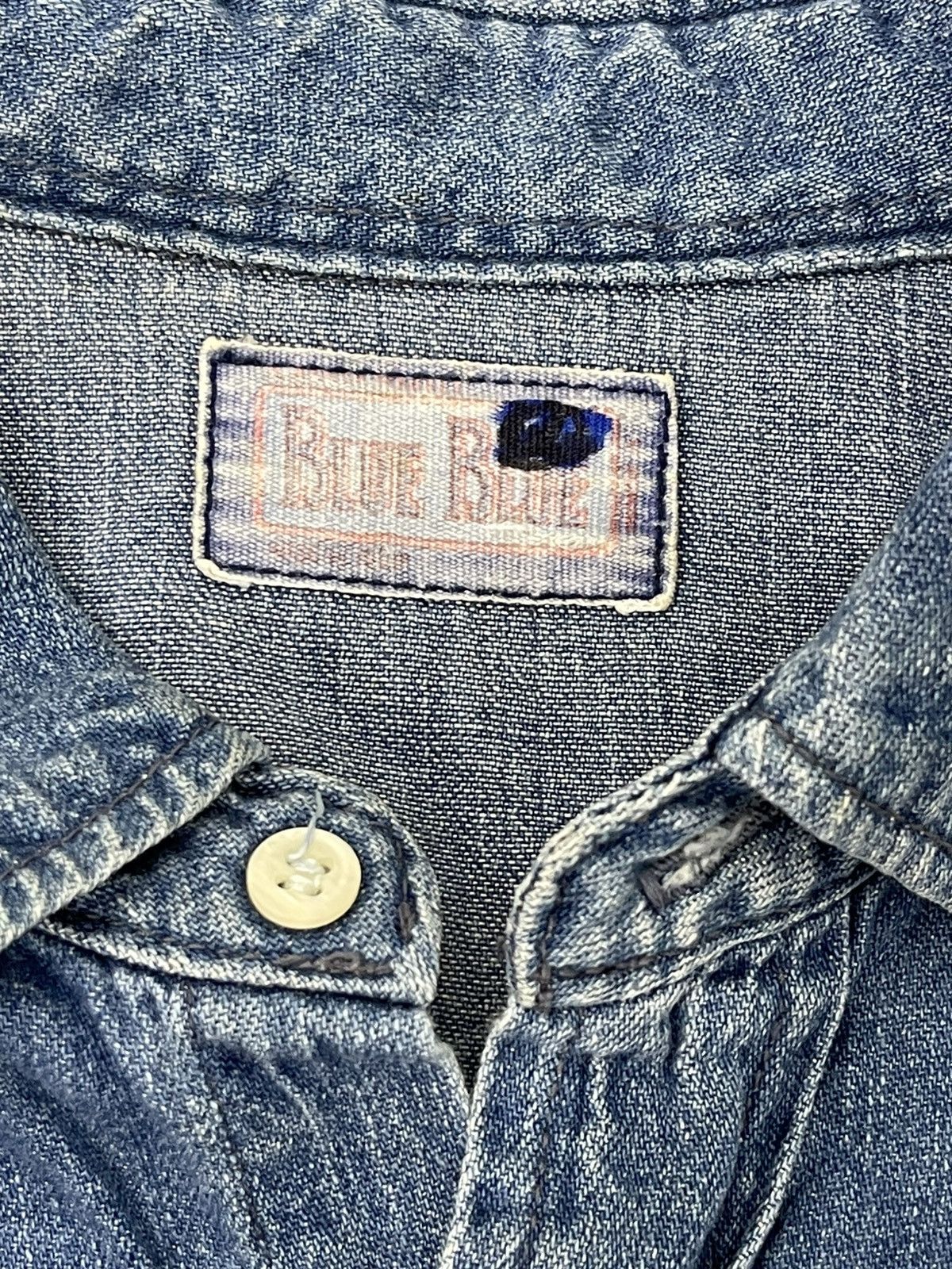 Blue Blue Japan Sun Faded Blue Blue Japan Denim Shirt Westerner 6🟩0 Size US M / EU 48-50 / 2 - 16 Thumbnail