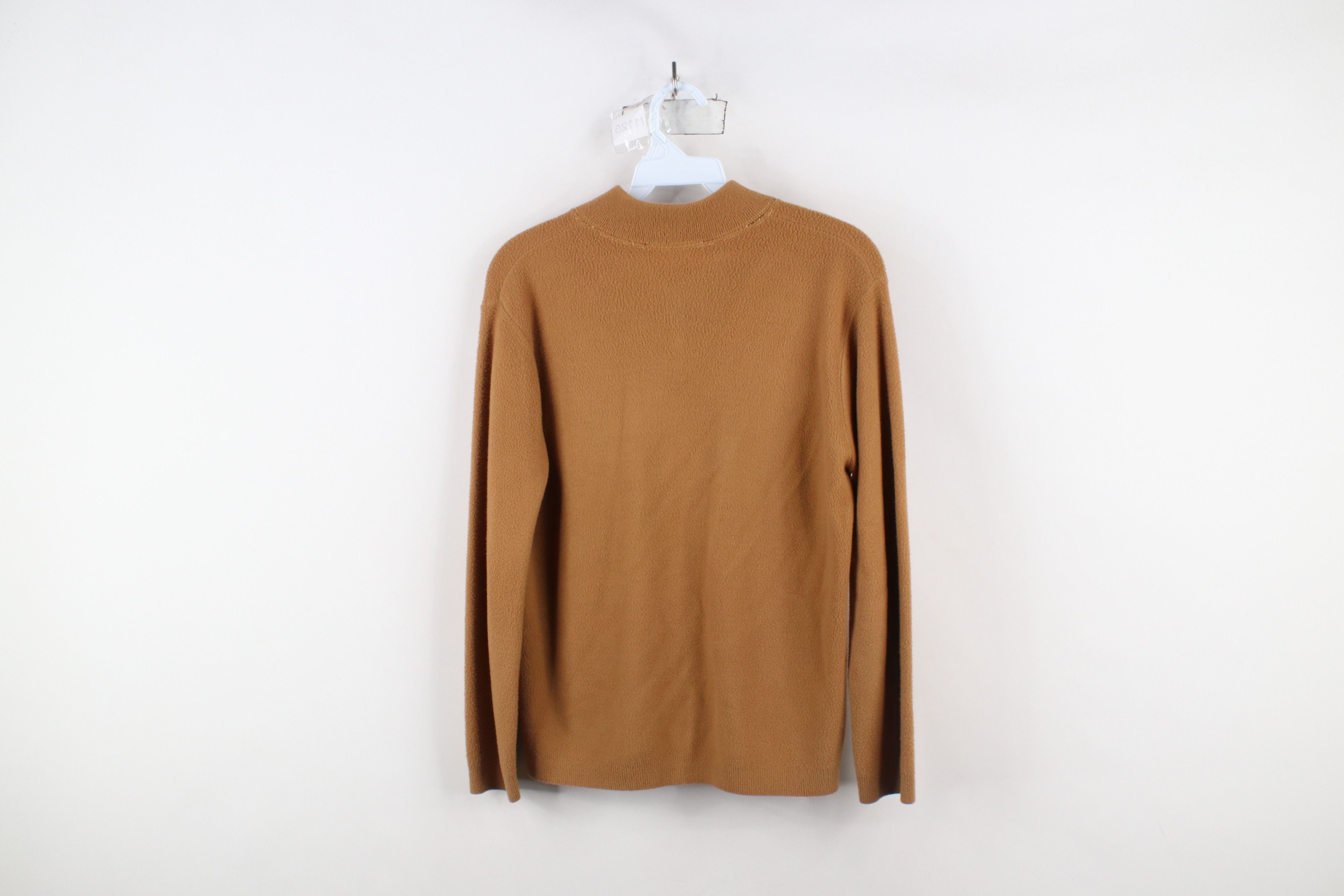 Vintage Vintage 70s Streetwear Blank Velour Fleece Sweater Brown Size S / US 4 / IT 40 - 11 Thumbnail