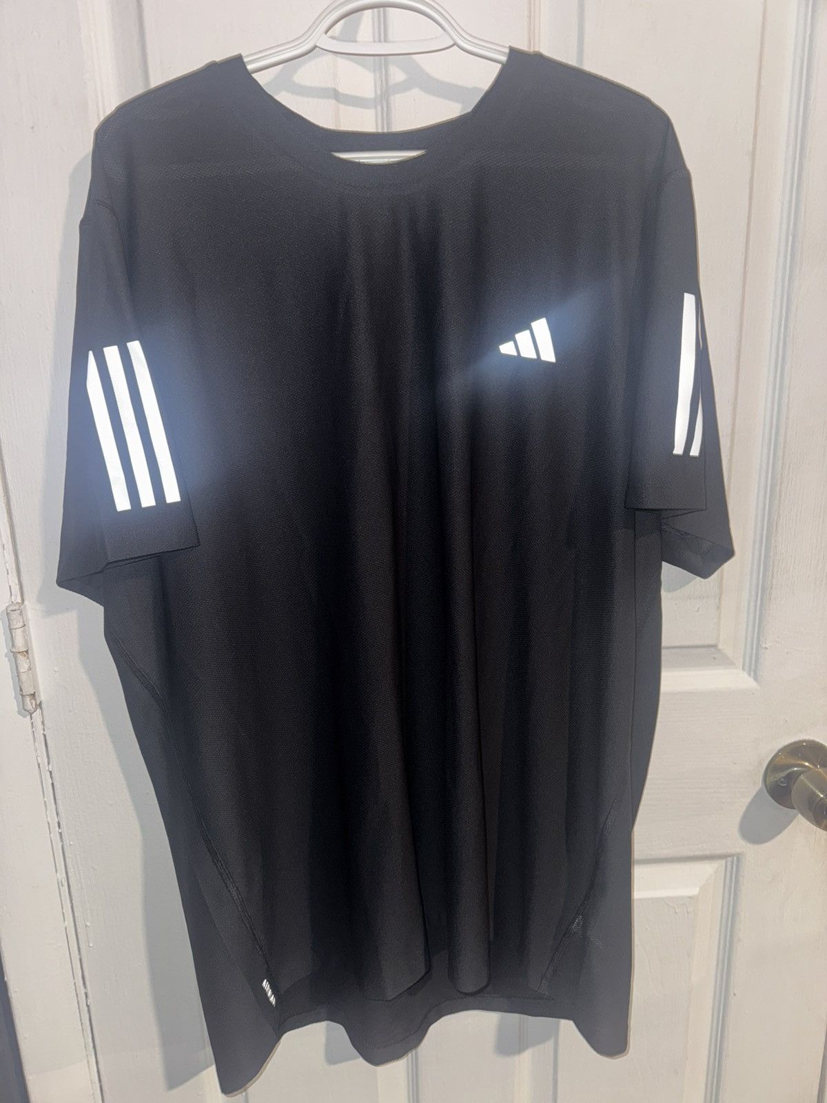 Adidas Adidas Black Running Tee Size US XXL / EU 58 / 5 - 1 Thumbnail