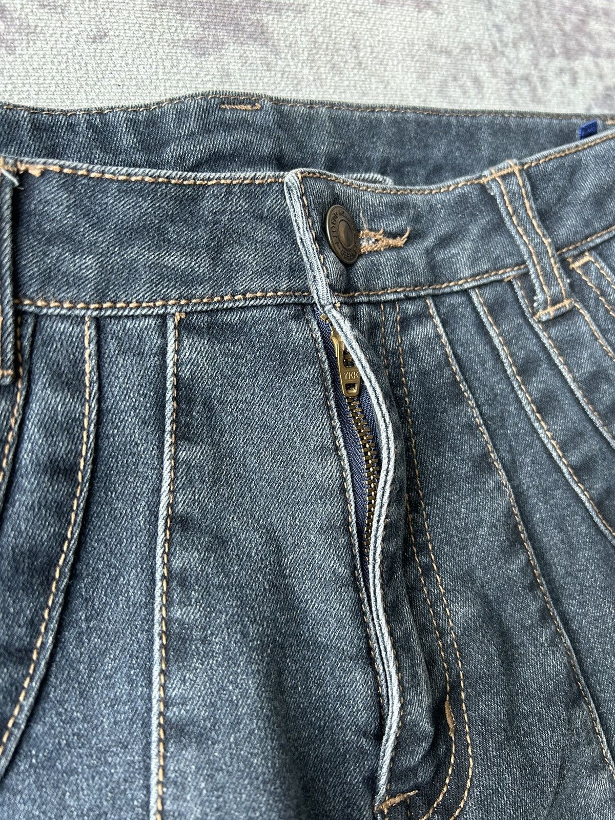 14th Addiction Flared Punk Rock Design Jeans Size US 30 / EU 46 - 7 Thumbnail