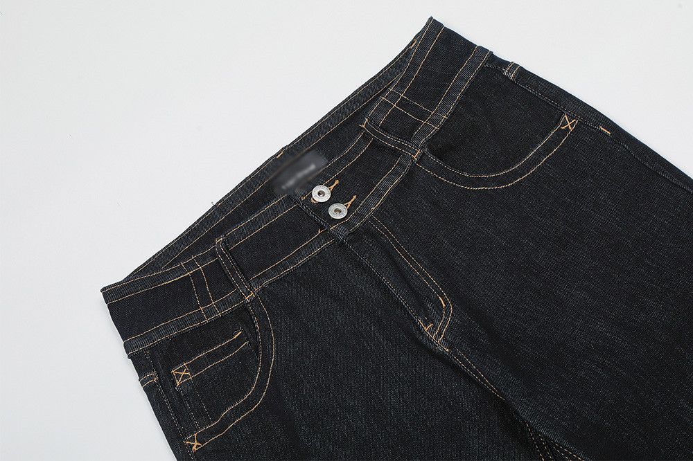 Jean High street American men's loose wide-leg flared jeans Size US 32 / EU 48 - 3 Thumbnail