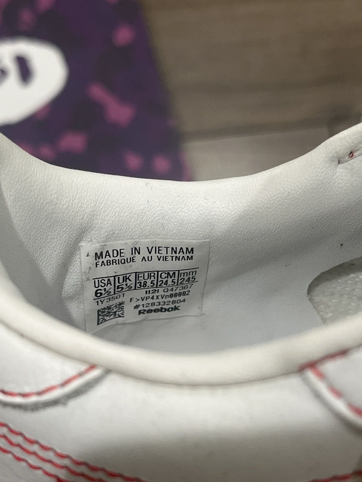 Bape × Reebok Reebok BAPE x Club C 85 ‘White’ (2022) Size US 6.5 / EU 39-40 - 5 Thumbnail
