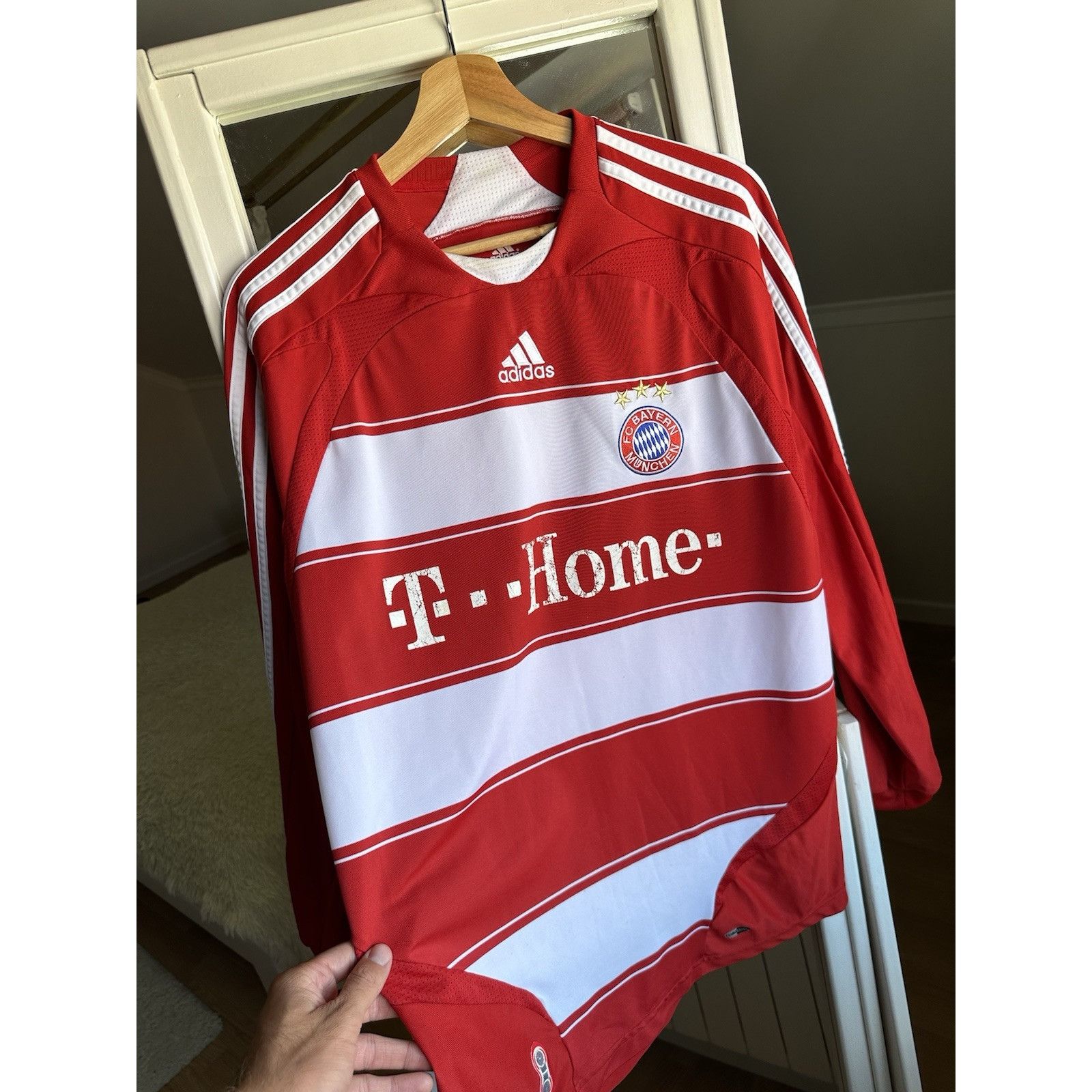Nike Buyern Munich 2007/08 Home Long Sleeve Football Jersey Socce Size US M / EU 48-50 / 2 - 3 Thumbnail