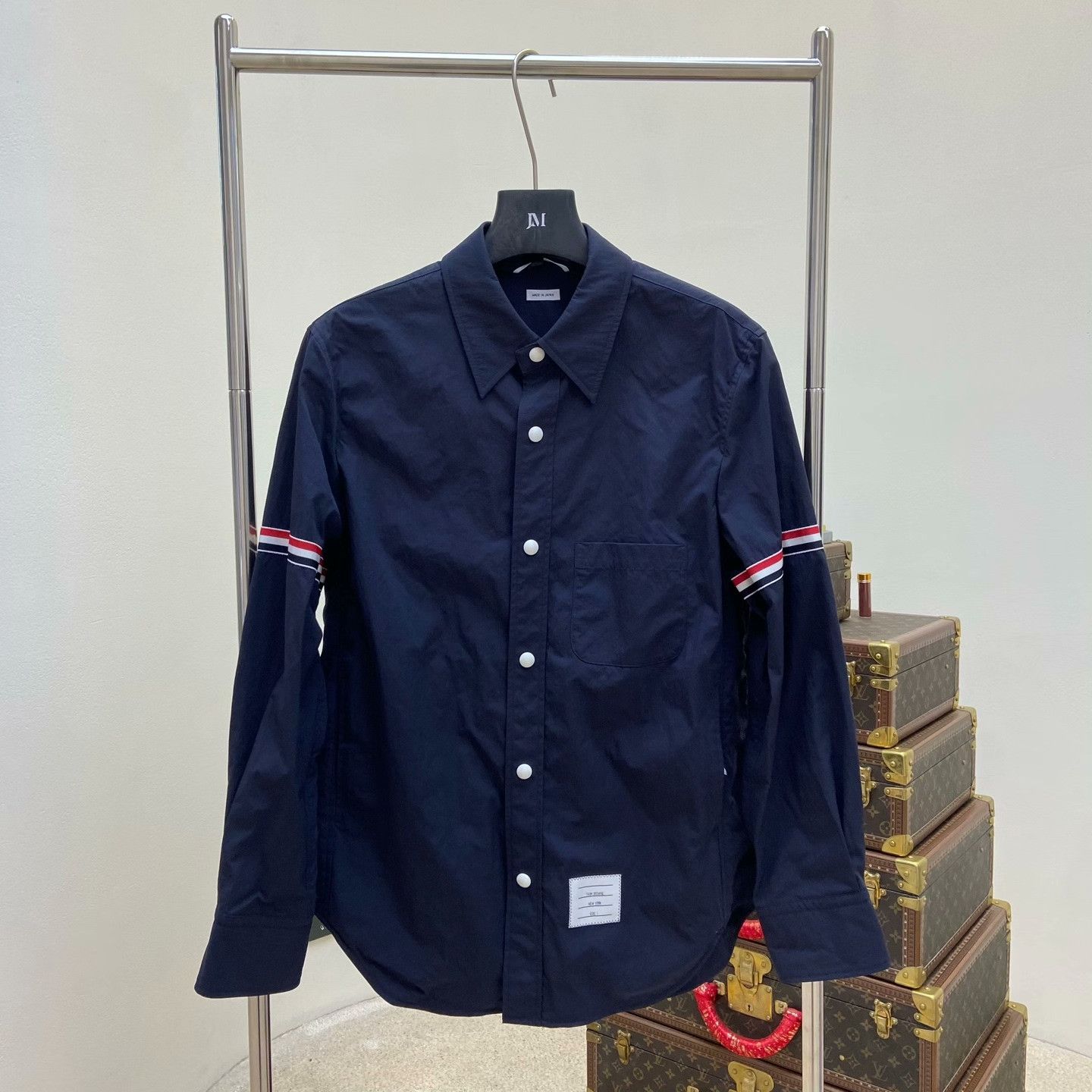 Thom Browne Thom Browne Striped Brown Shirt s Men Size US S / EU 44-46 / 1 - 1 Thumbnail