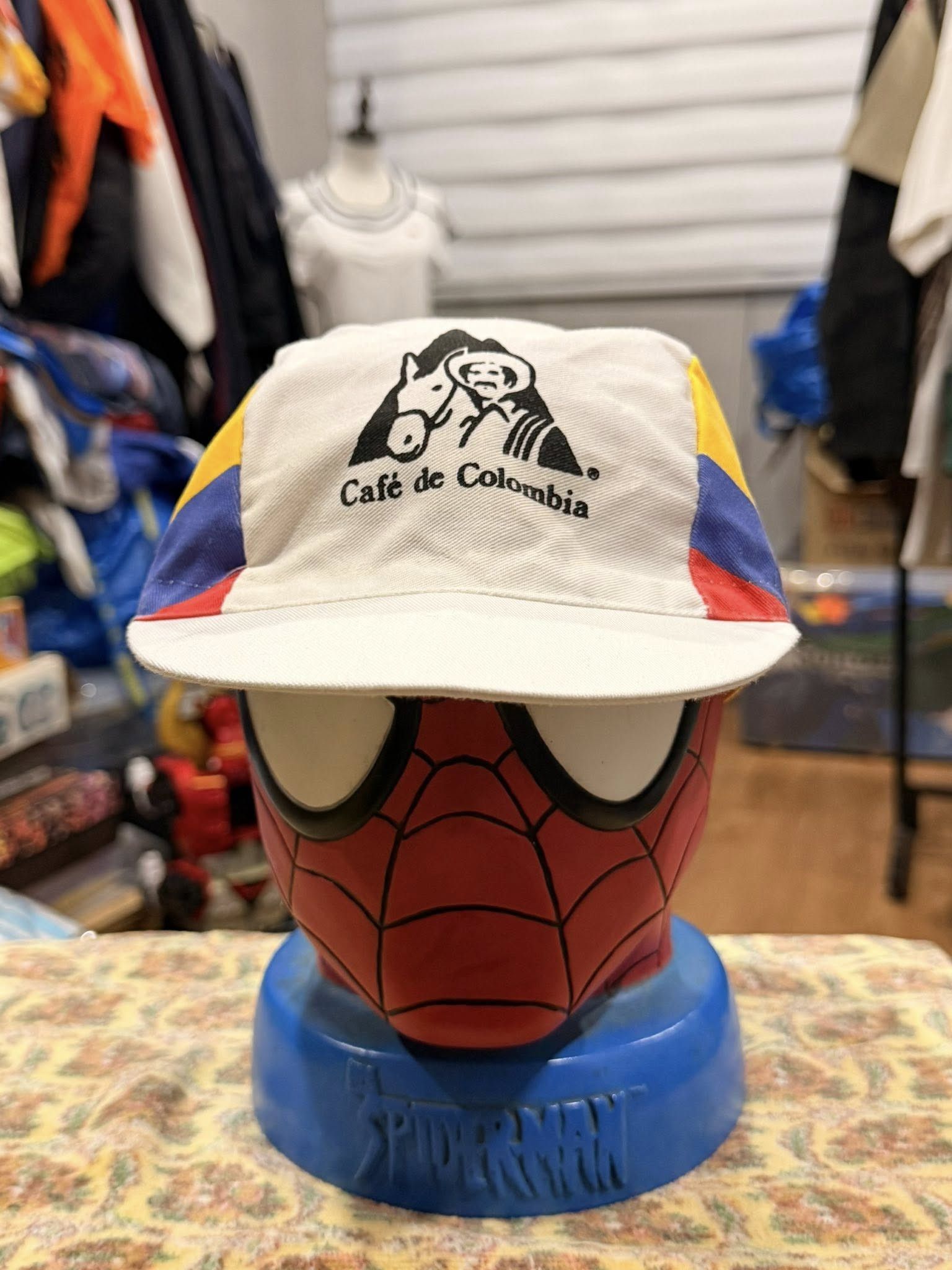 Other vintage Cafe de Colombia bicycle cap 57.5 cm Size ONE SIZE - 1 Thumbnail