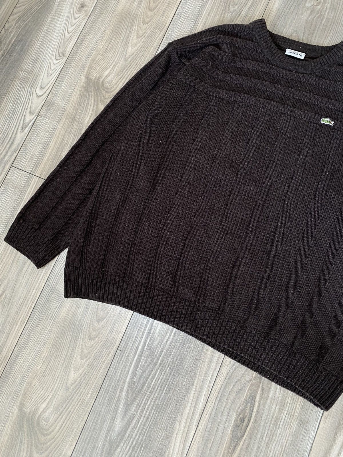 Lacoste Vintage Lacoste 90's Knit Brown Sweater Men's Size 8 Size US XXL / EU 58 / 5 - 4 Thumbnail