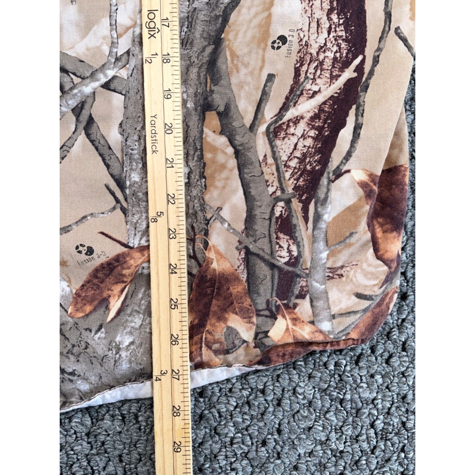 Vintage Outfitters Ridge Shirt Adult 2XL Brown Camouflage Twill Button-Up Long Sleeve Hunting Mens Size US XXL / EU 58 / 5 - 7 Thumbnail