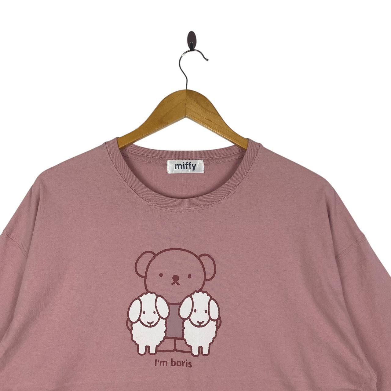 Other MIFFY I'M BORIS Dick Bruna Cartoon Illustration Baggy Tee Size 3XL / US 20-22 - 2 Thumbnail