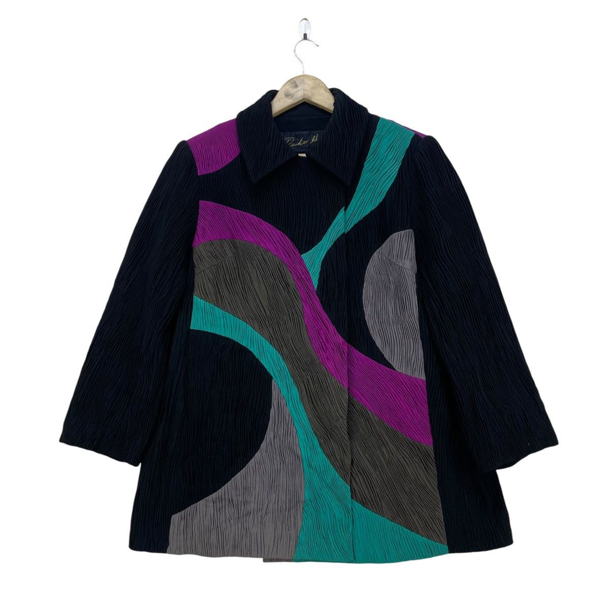 Japanese Brand 💥Mr Reiko Pleat Colourful art Issey Miyake Pleats Please Size M / US 6-8 / IT 42-44 - 1 Thumbnail