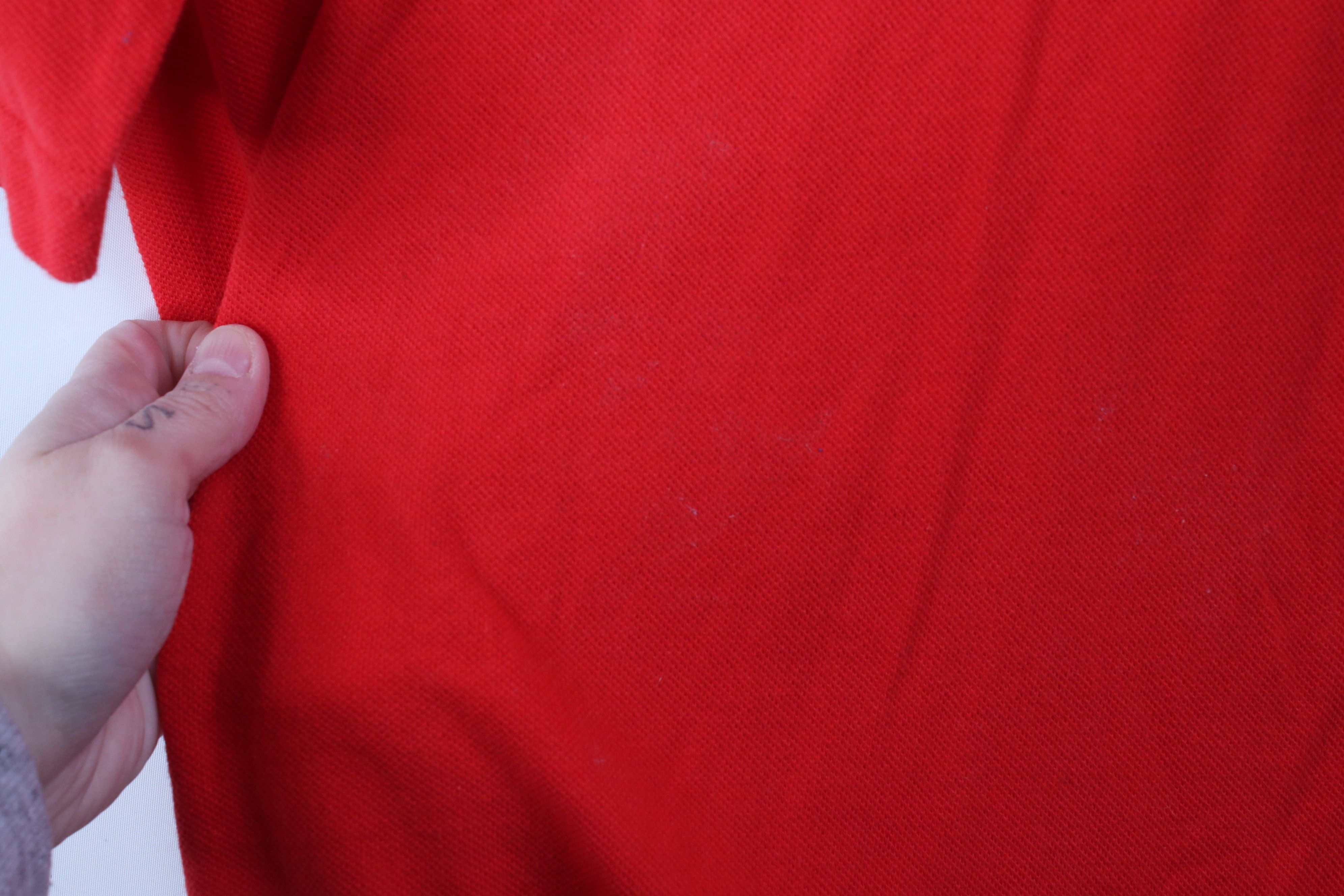 Vintage Vintage 90s Ohio State University Golf Polo Shirt Red USA Size US L / EU 52-54 / 3 - 12 Thumbnail