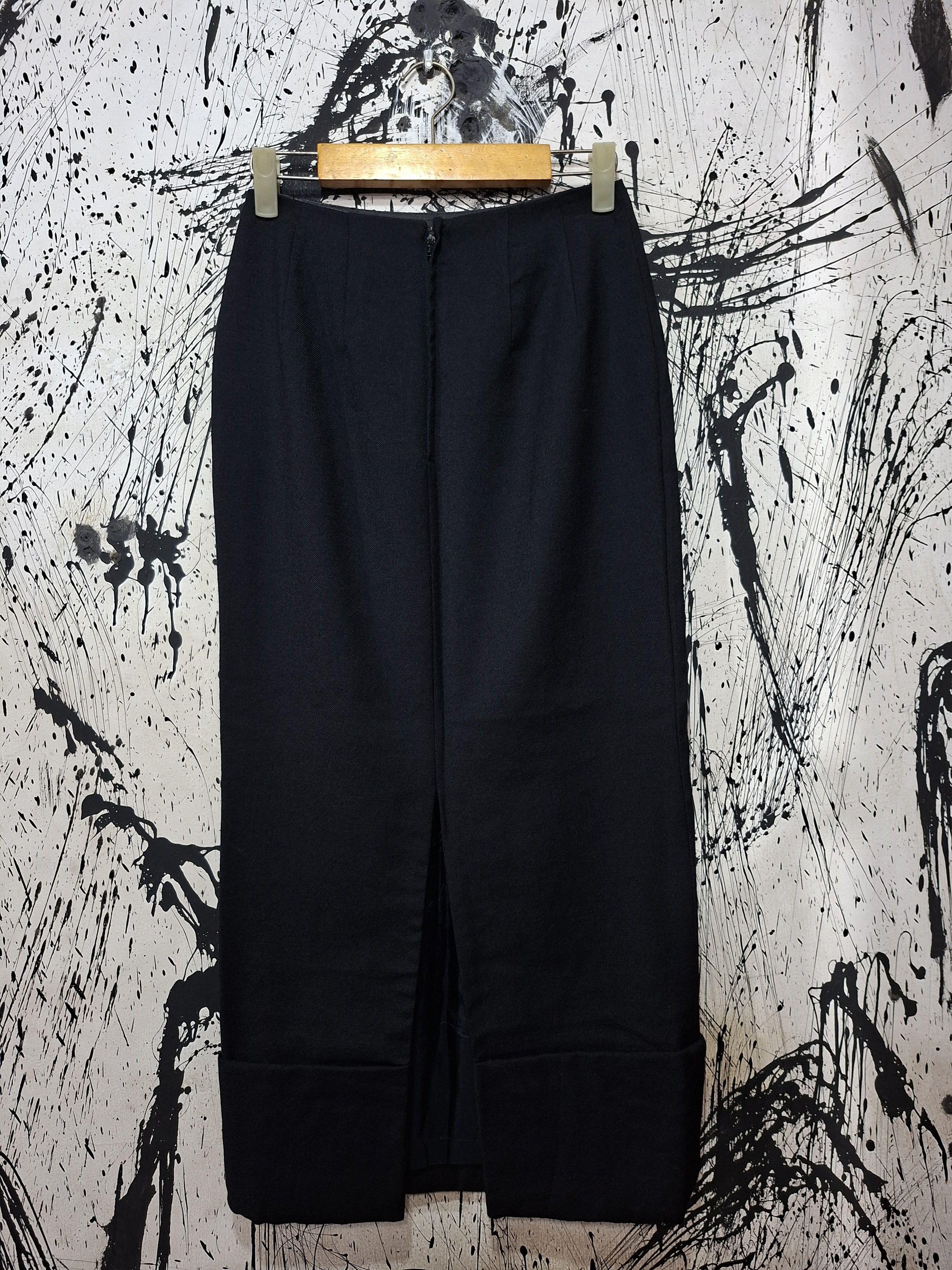 Comme des Garcons COMME DES GARCONS AD 1992 WOOL MIDI SKIRT Size 27" / US 4 / IT 40 - 4 Thumbnail