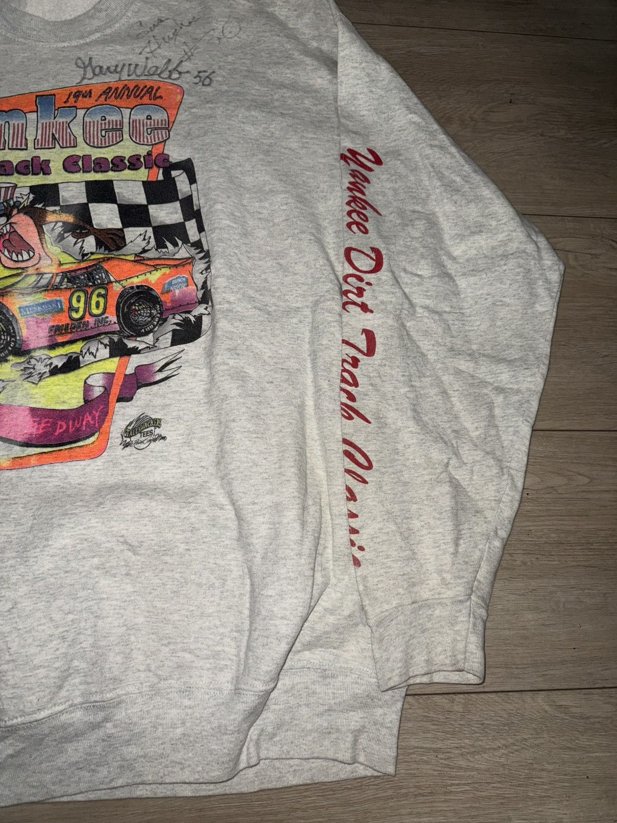 NASCAR × Vintage Rare VintageSigned1990s Taz Yankee Dirt Track Classic NASCAR Size US XXL / EU 58 / 5 - 3 Thumbnail