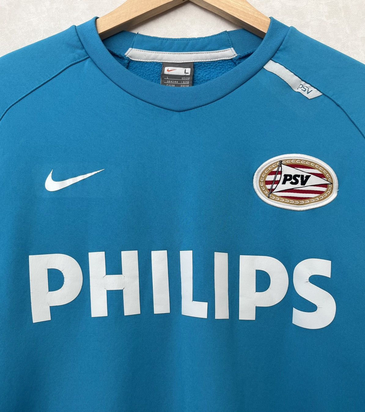 Nike PSV Eindhoven Nike Football Sweatshirt #9 Weber 00s Size US L / EU 52-54 / 3 - 6 Thumbnail