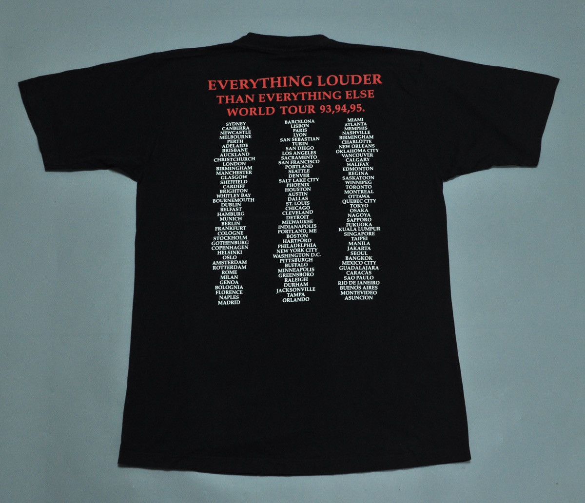 Band Tees × Vintage Vintage 1994 Meat Loaf T Shirt - Tour Concert Vtg Band Tee Size US XL / EU 56 / 4 - 2 Thumbnail