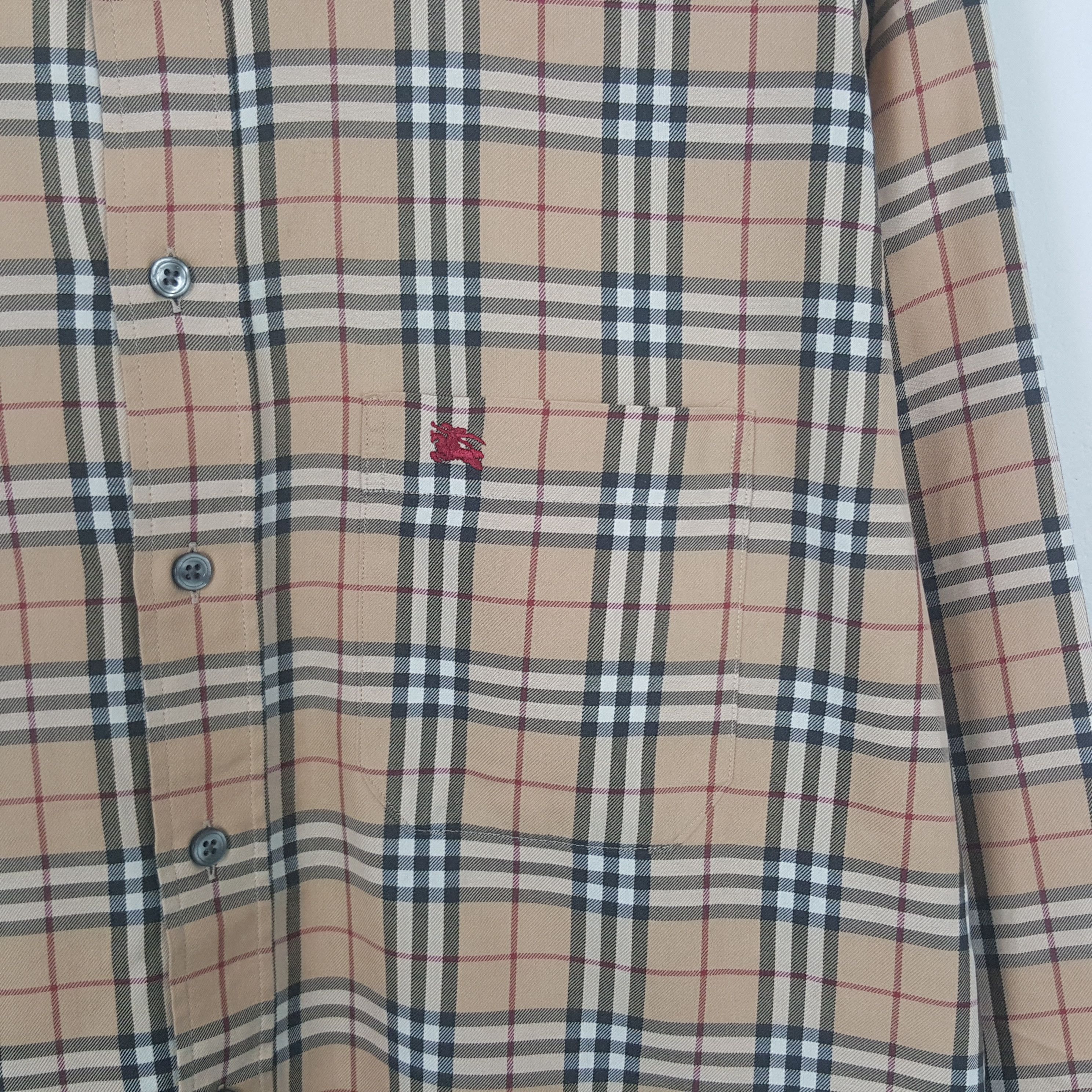 Burberry Vintage Burberry London Nova Check Button Up Shirt Size US L / EU 52-54 / 3 - 2 Thumbnail
