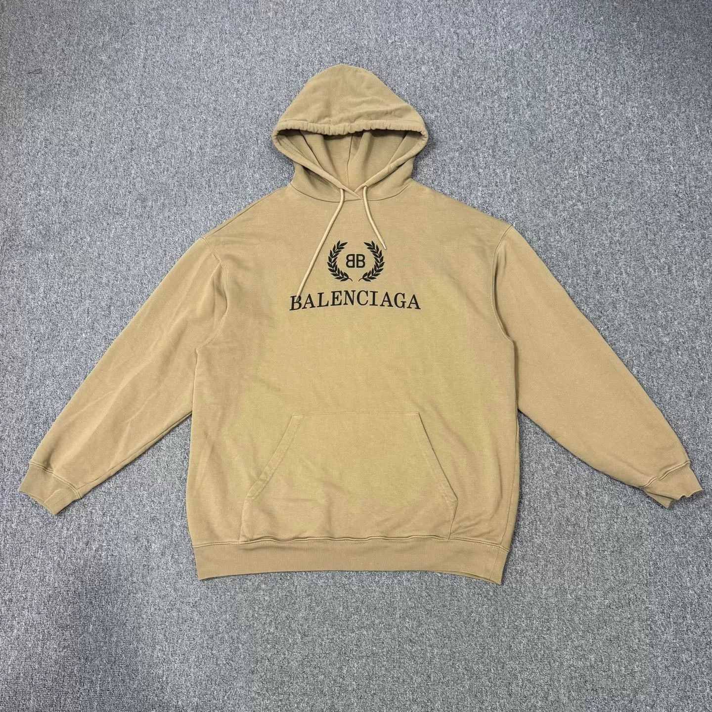 Balenciaga Balenciaga Khaki Wheat Ear Hoodie S 99 New Size S / US 4 / IT 40 - 1 Thumbnail