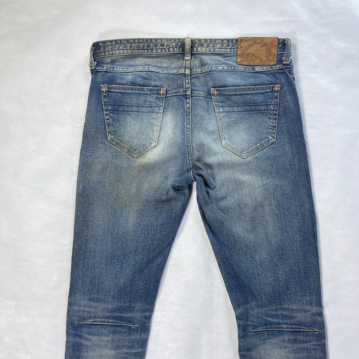 Number (N)ine Rare! Number(nine) x Studios Fades Distressed Stretch Jeans Size US 32 / EU 48 - 7 Thumbnail