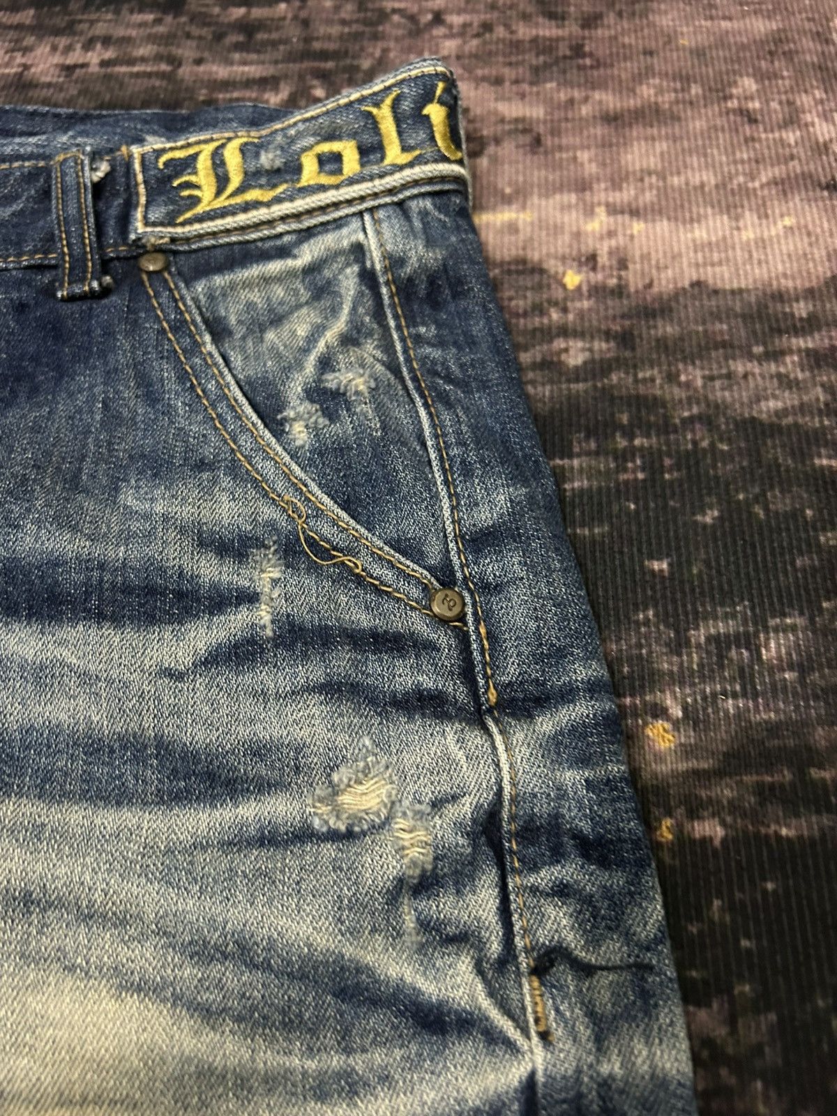 If Six Was Nine Lolita Skull Short Jeans Size US 35 - 6 Thumbnail