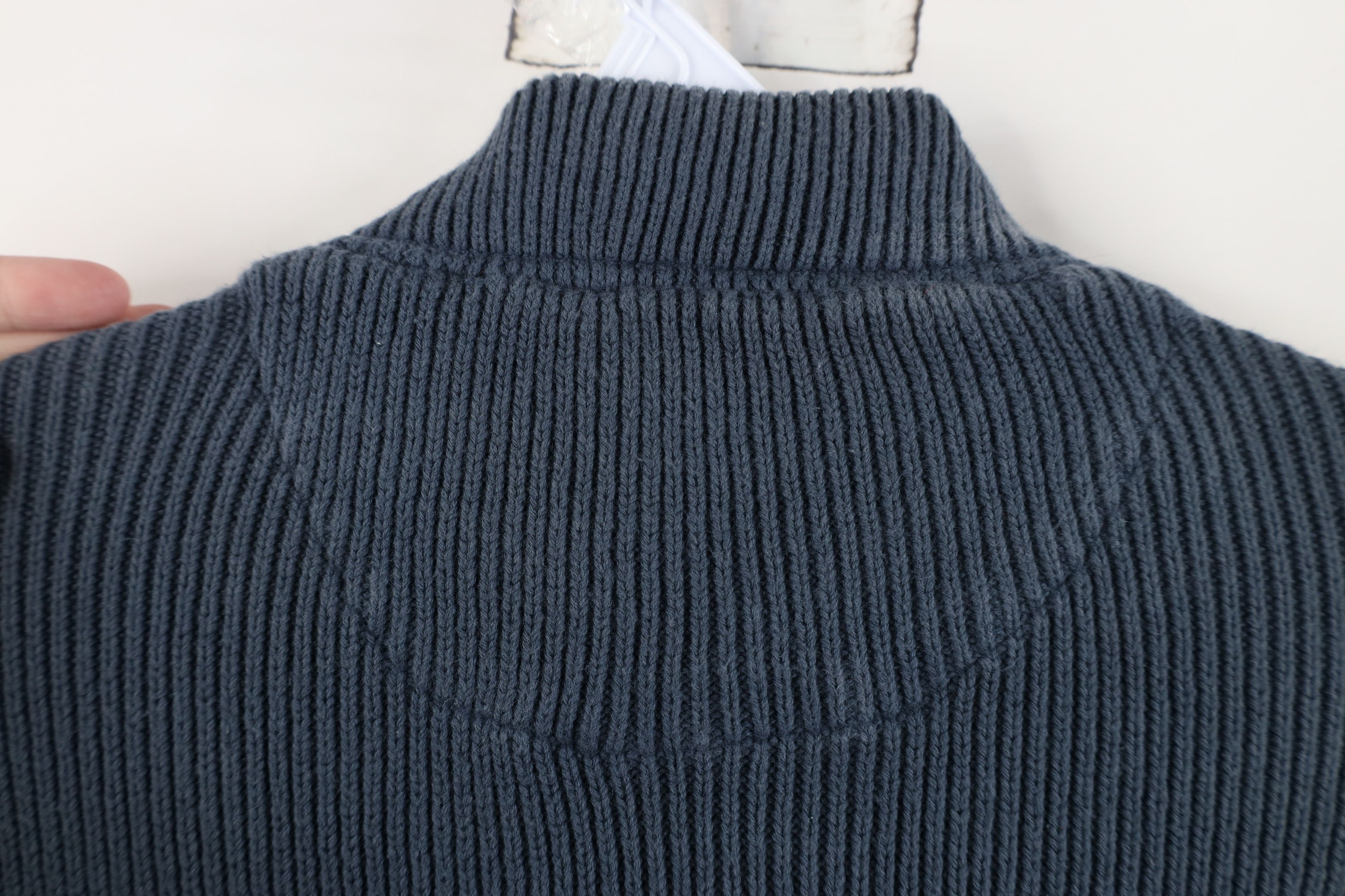 Vintage Vintage Streetwear Heavyweight Ribbed Knit Henley Sweater Size US L / EU 52-54 / 3 - 10 Thumbnail
