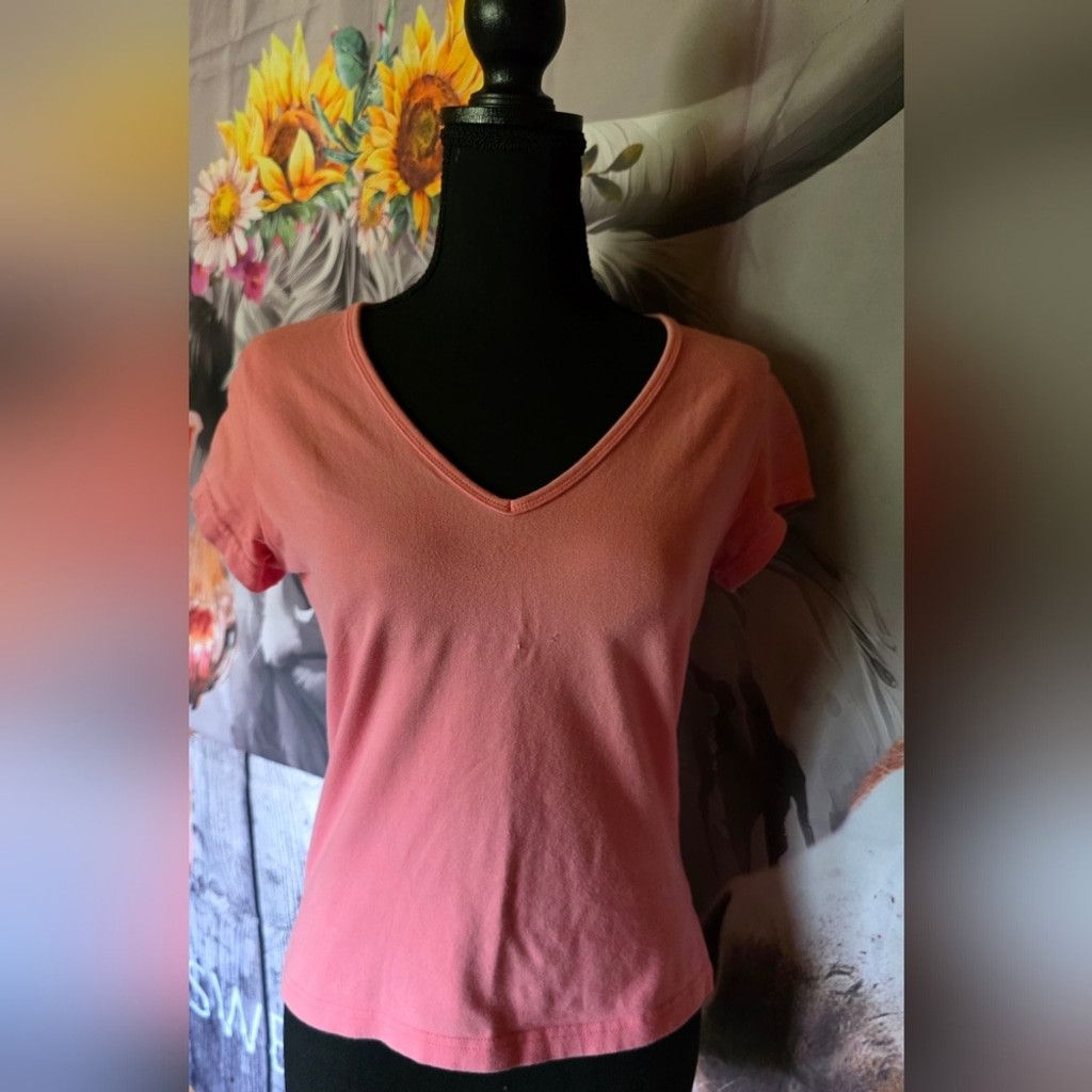 Express Y2k Original Vintage Express Fitted Pink Short Sleeve Tee Size M / US 6-8 / IT 42-44 - 1 Thumbnail